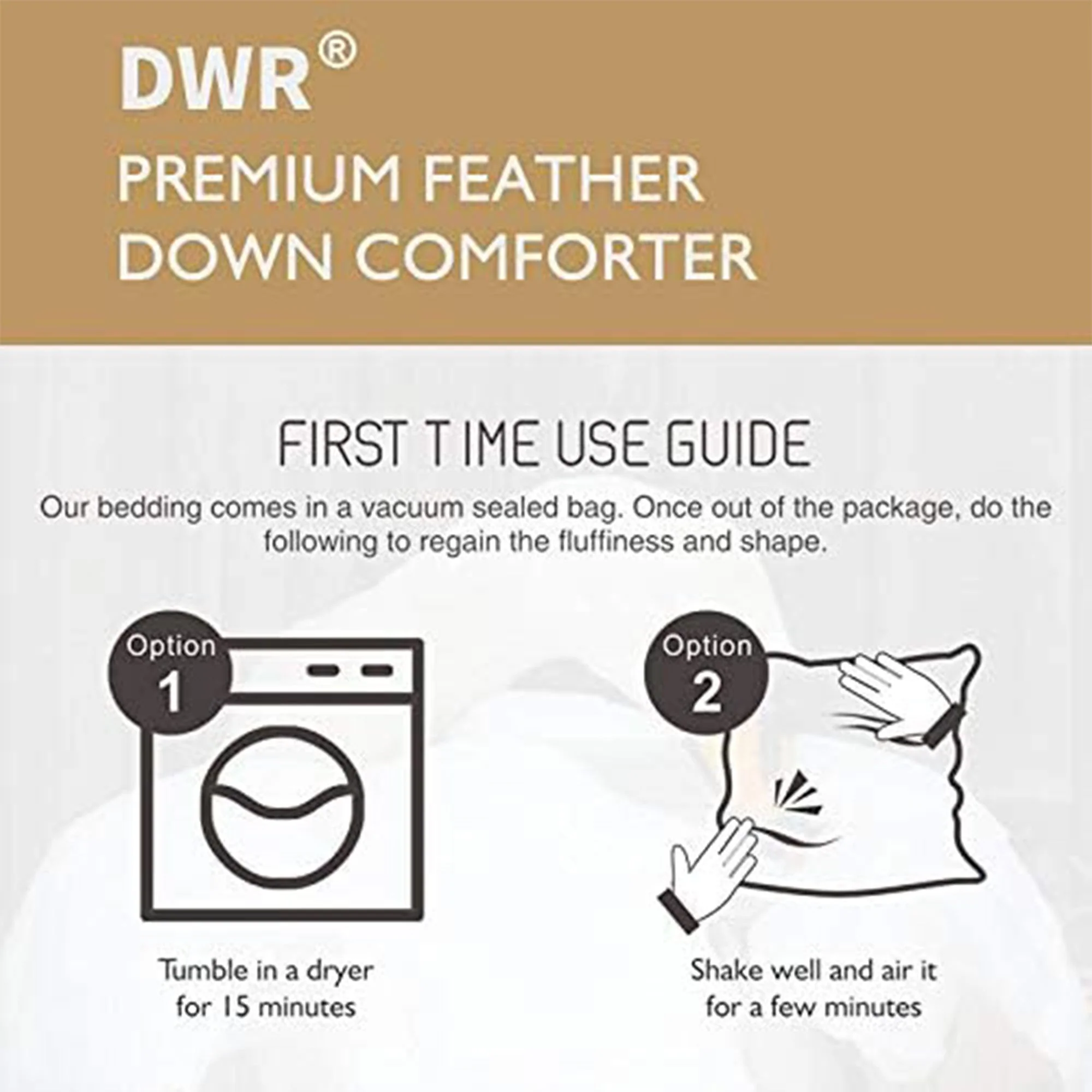 DWR Queen Sized 90 x 90” Breathable Duvet Insert for All Season Bedding, White - Image 8