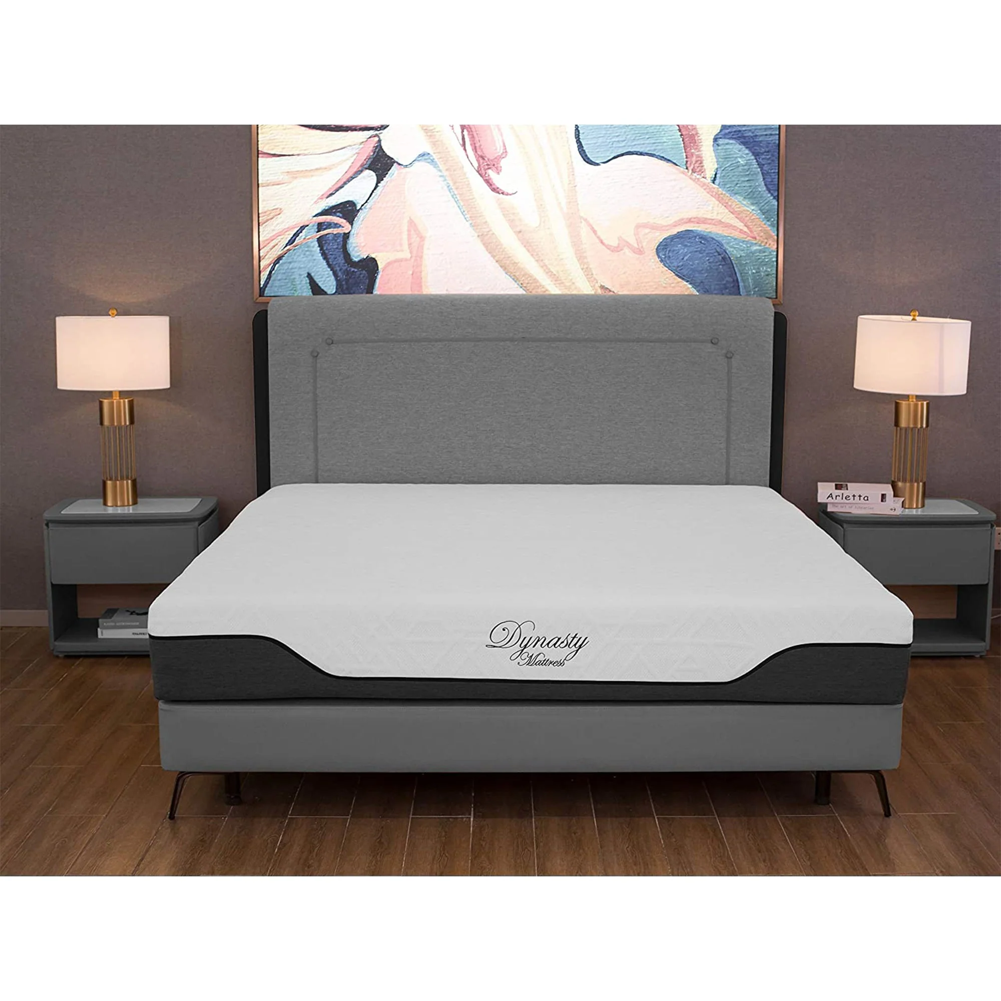 Dynasty Mattress 10 Inch CoolBreeze Gel Memory Foam Short King RV Mattress Bed - Image 5