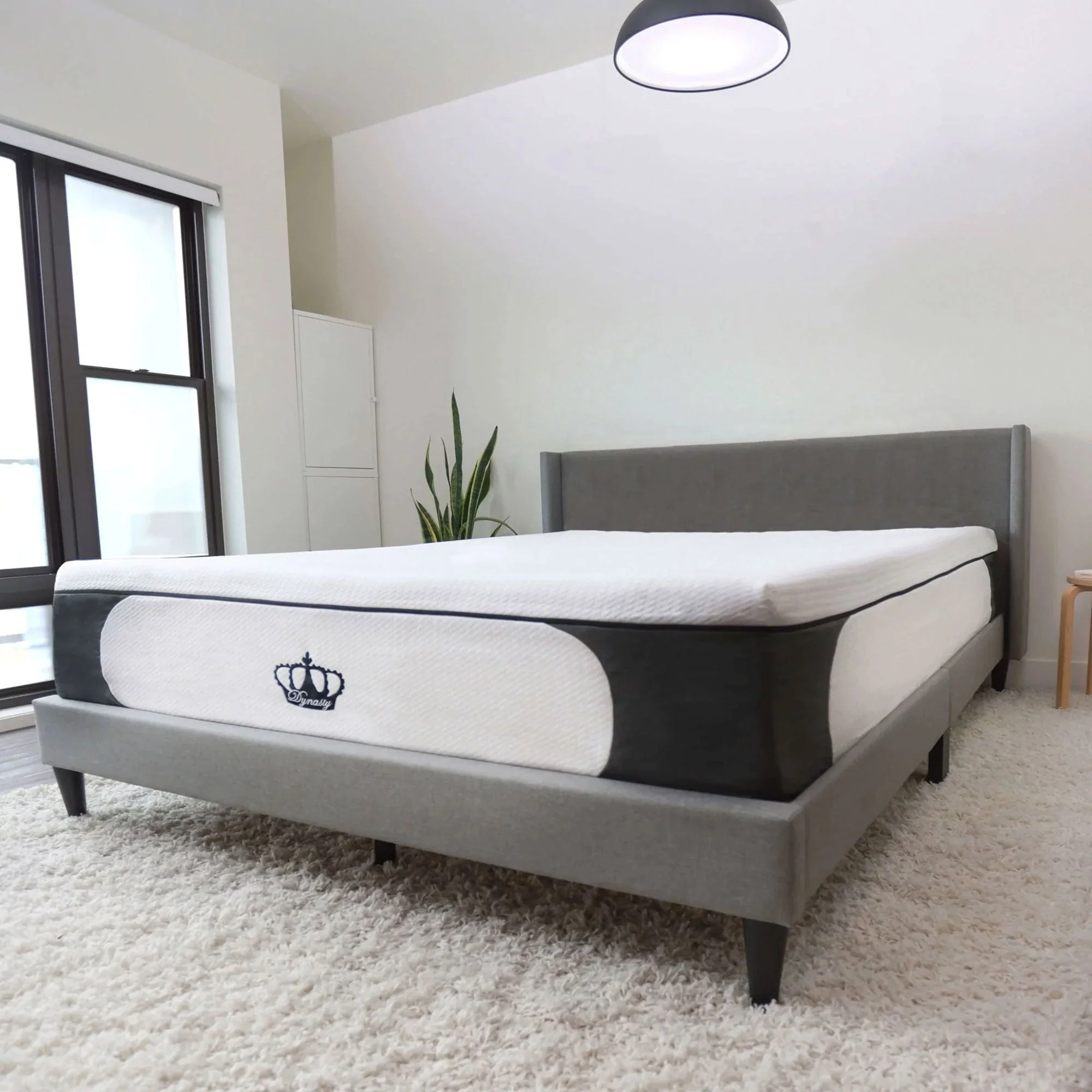 Dynasty Mattress 14.5 Inch CoolBreeze Plush Gel Memory Foam Mattress Bed, Twin XL Size - Image 4