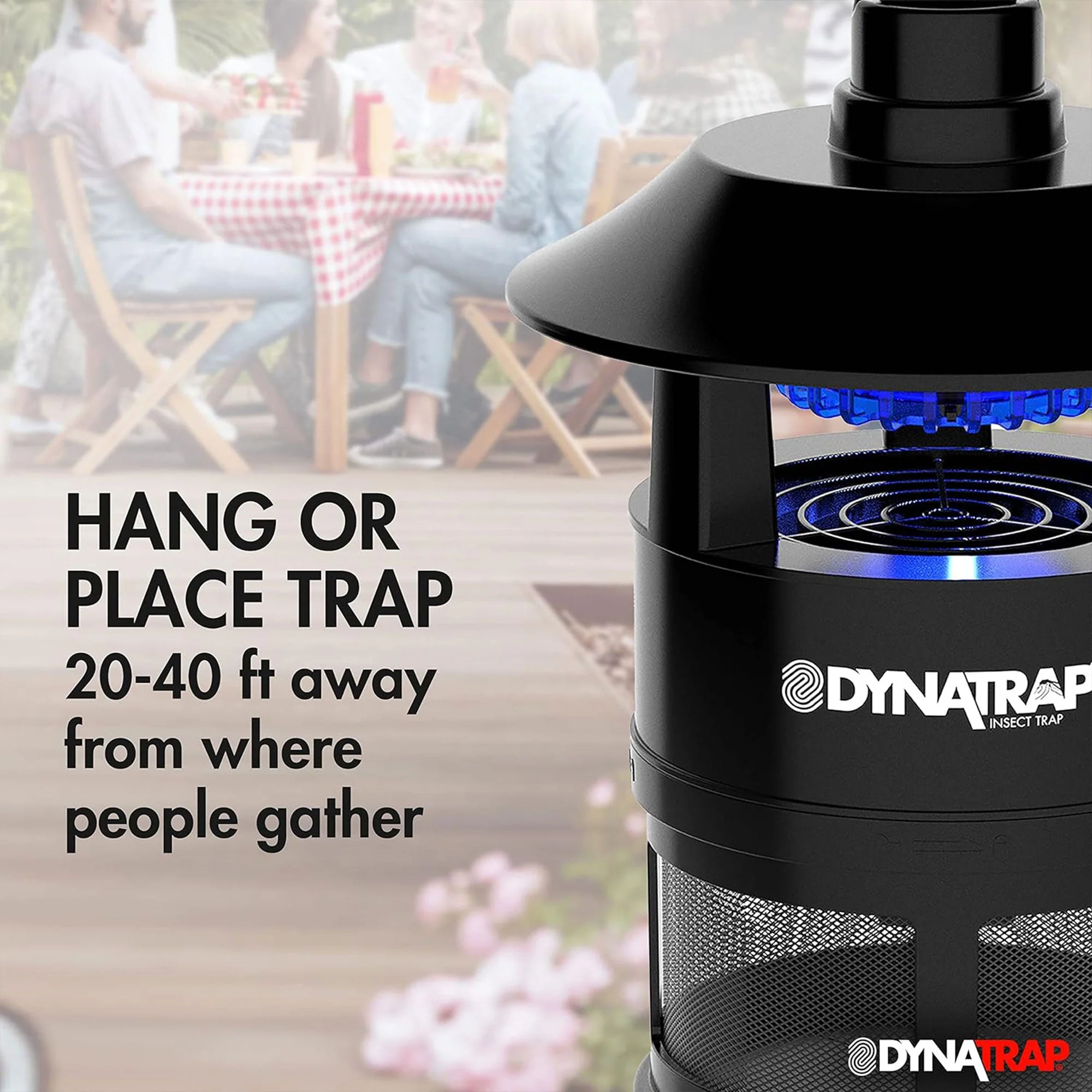 Dynatrap Titanium Patio Camping Mosquito Shield Lantern Trap, 1/4 Acre Coverage - Image 6