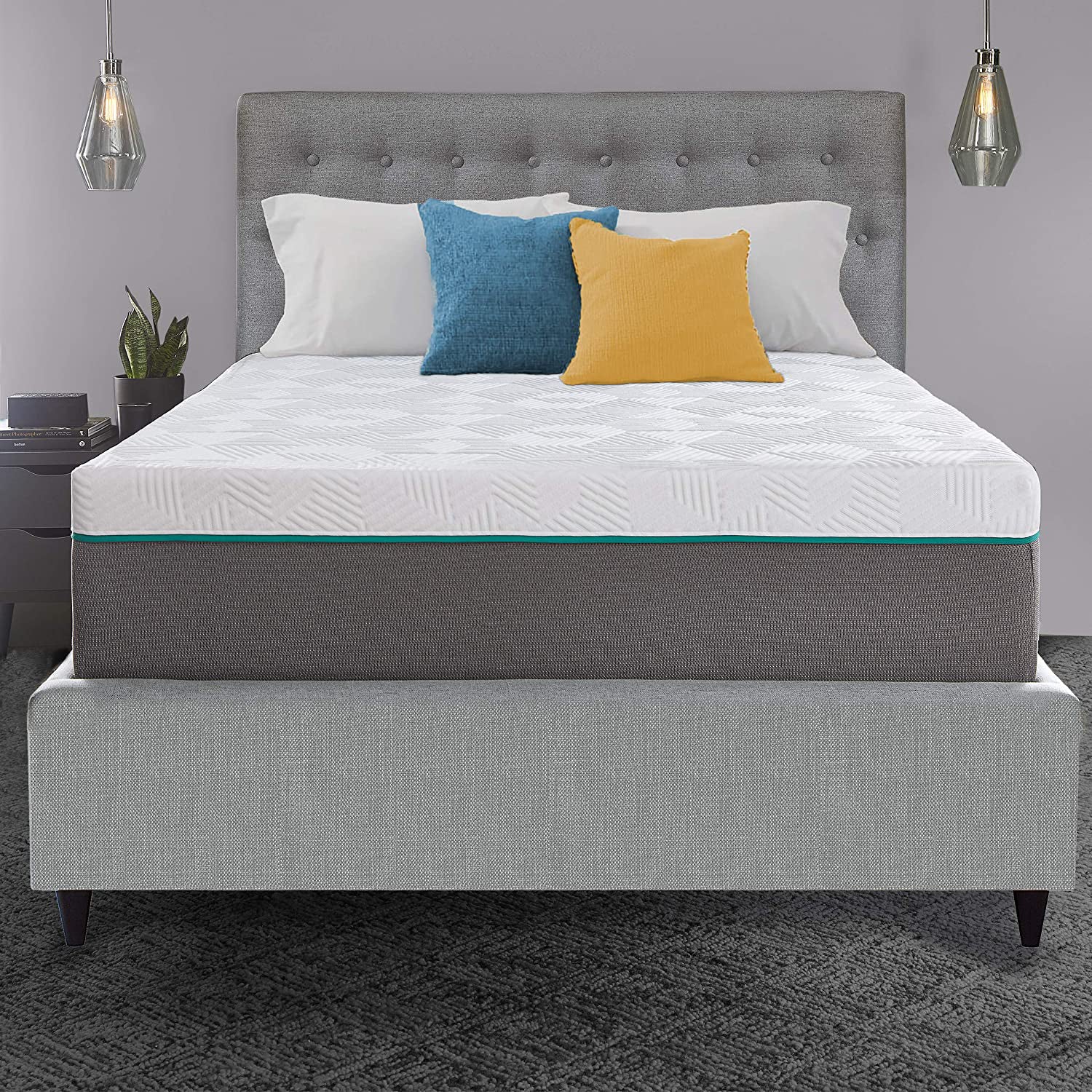 Early Bird Performance 12 Inch Hybrid Mattress w/ Cooling Copper Infusion, Twin - Image 2