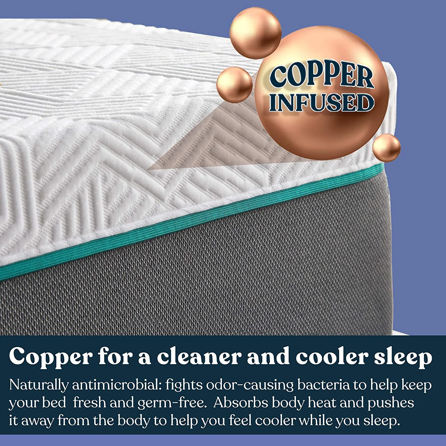 Early Bird Performance 12 Inch Hybrid Mattress w/ Cooling Copper Infusion, Twin - Image 6