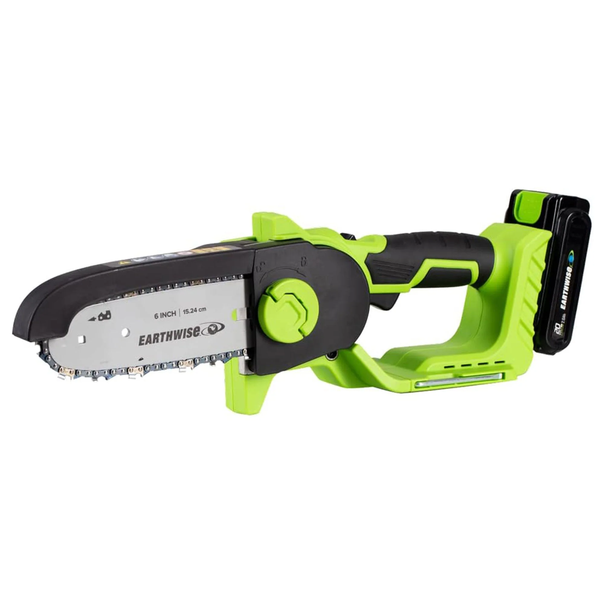 Earthwise Power Tools 16 inch Cordless Mini Pole Chainsaw with Battery Included - Image 8