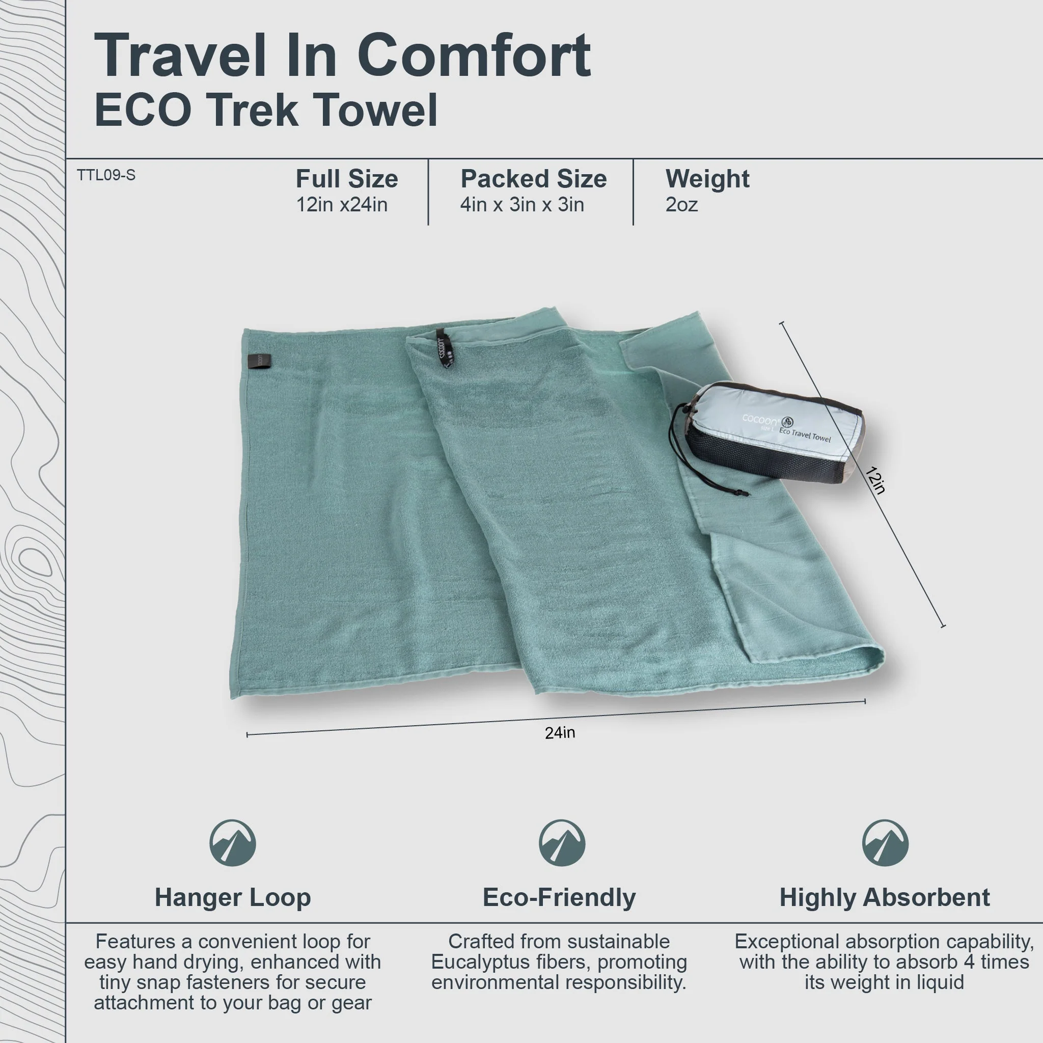 ECO Trek Towel - Image 3