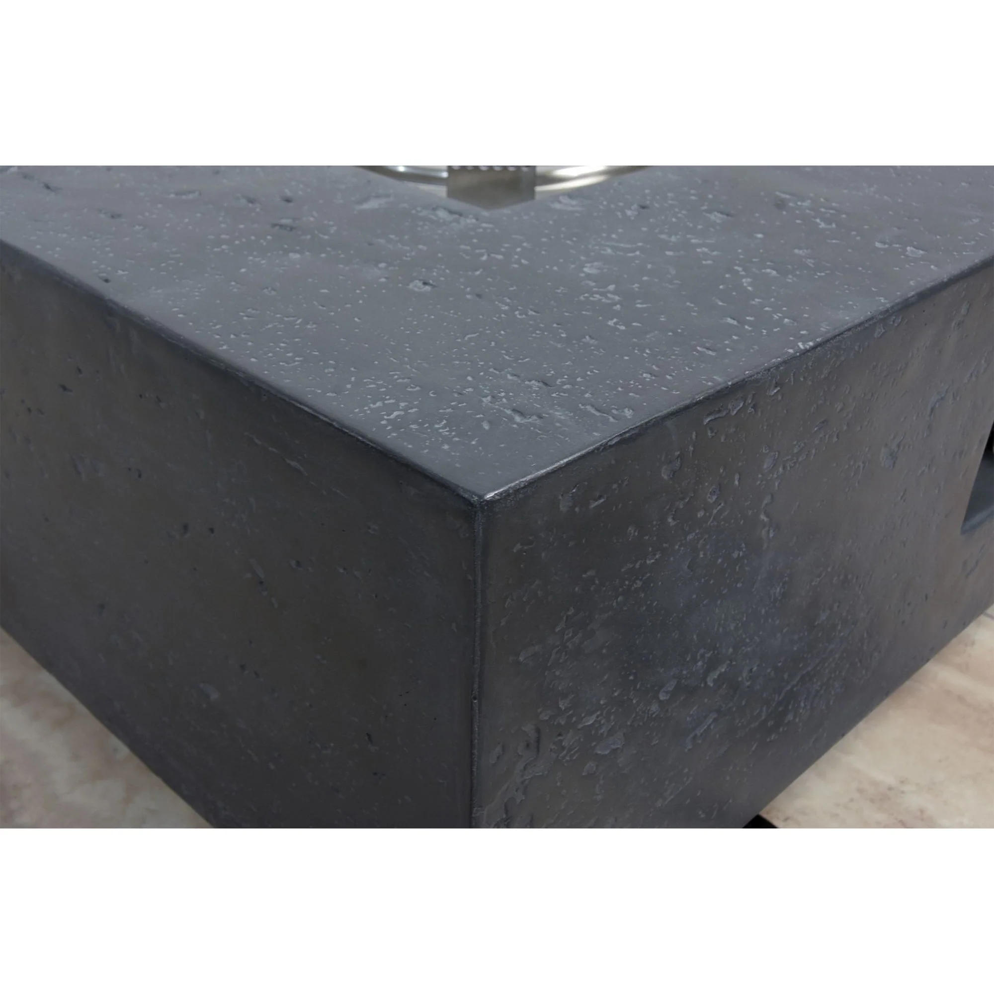 Elementi Manhattan 36" Concrete Outdoor 45,000 BTU Natural Gas Fire Pit Table - Image 7
