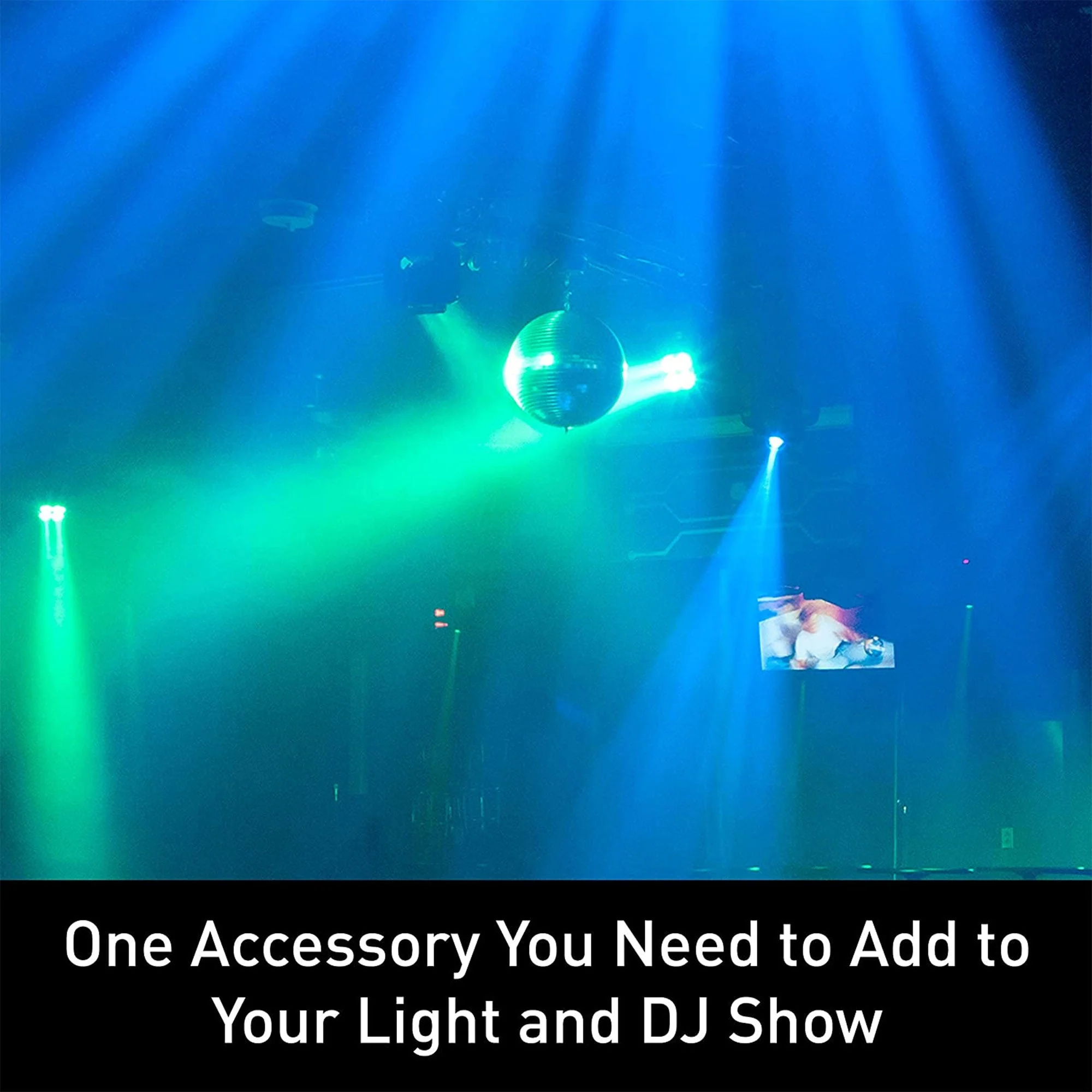 Eliminator Lighting 16 Inch Mirror Disco Ball with Rotating Tripod Stand - Image 5
