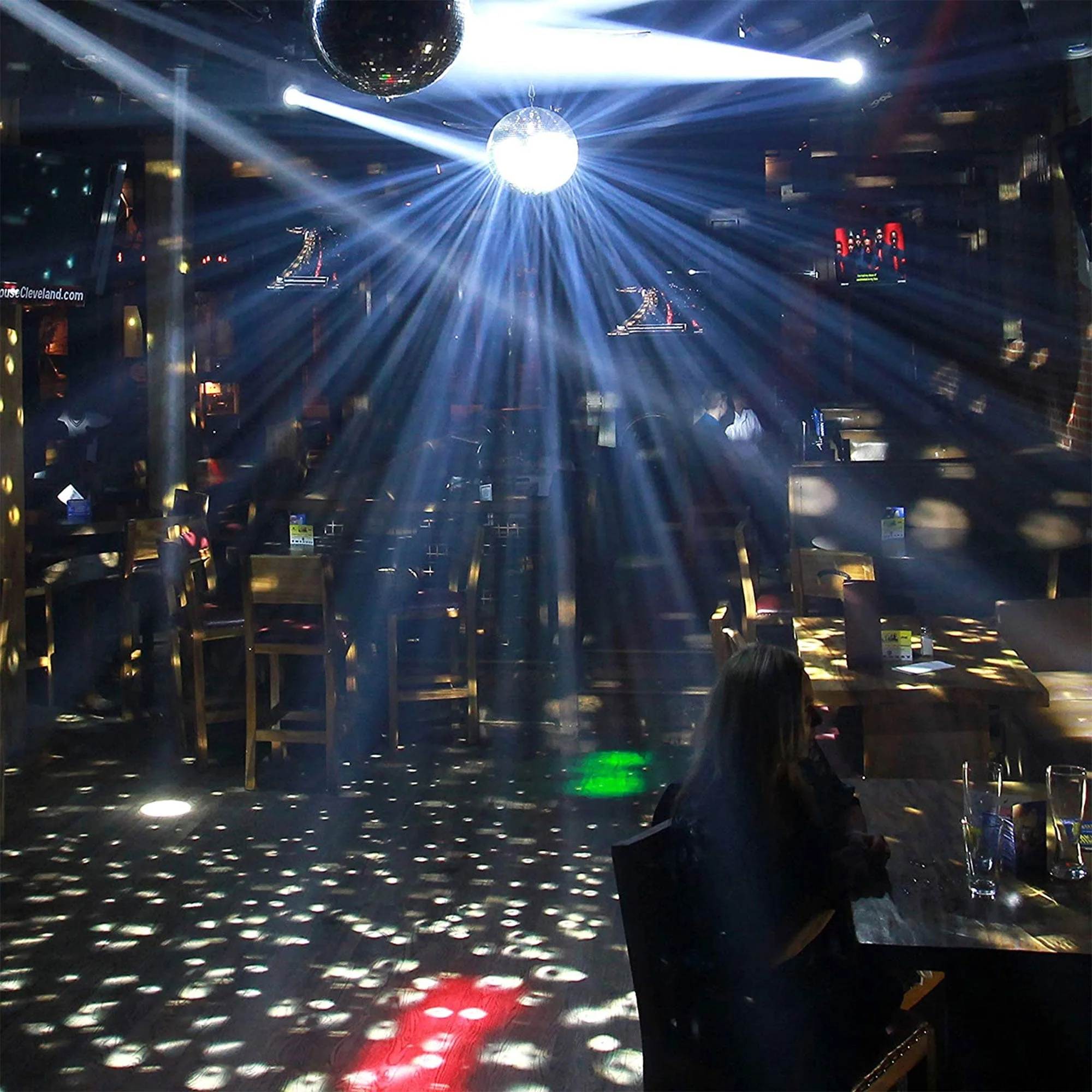 Eliminator Lighting 16 Inch Mirror Disco Ball with Rotating Tripod Stand - Image 9