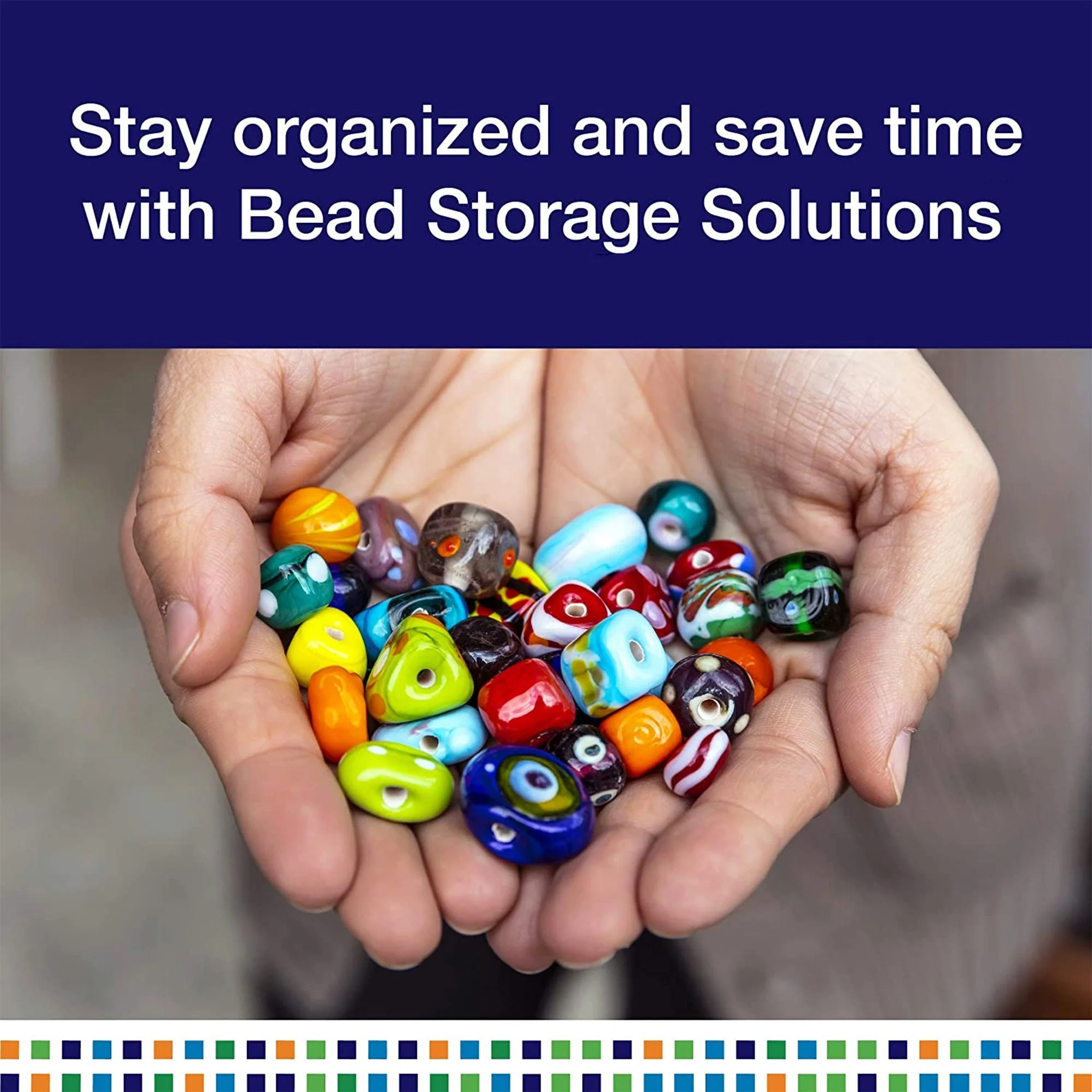 Elizabeth Ward Bead Storage Solutions 82 Piece Tiny Craft Supplies Organizer - Image 4