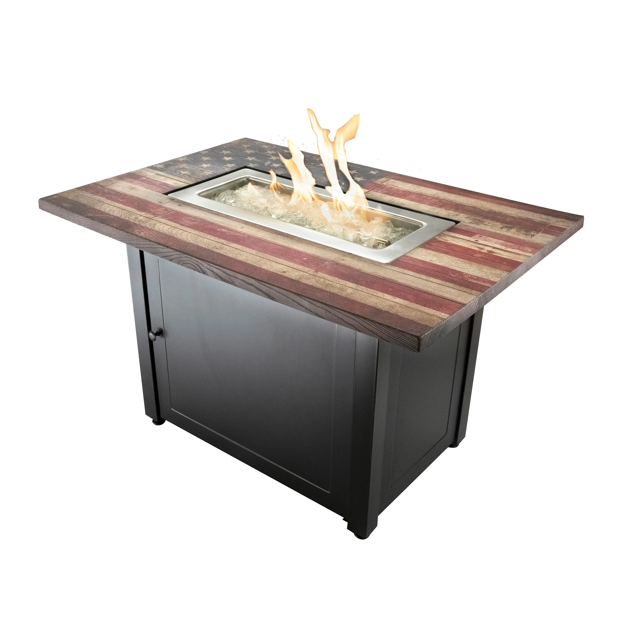 Endless Summer The Americana 40,000 BTU LP Gas Fire Pit w/ American Flag - Image 2