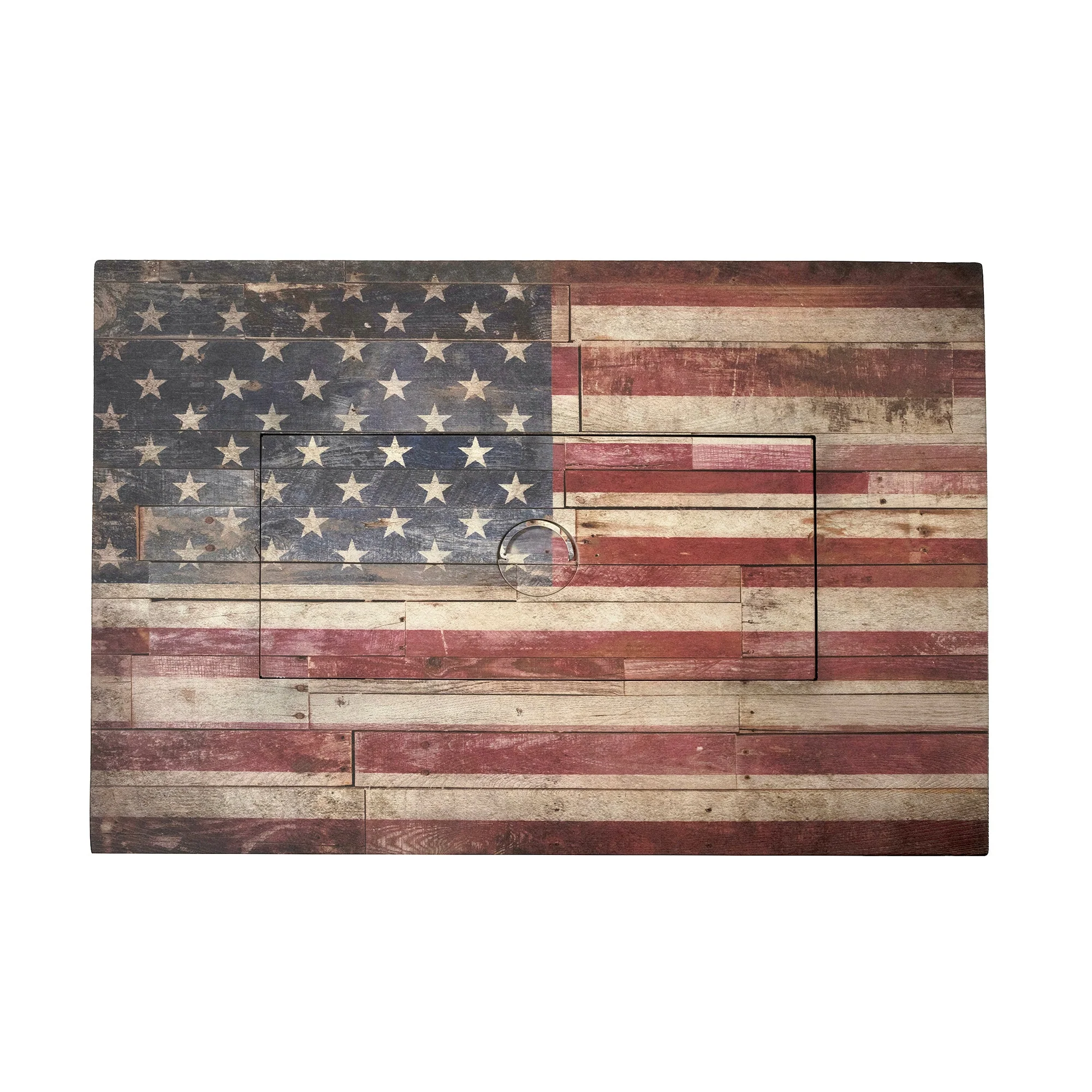Endless Summer The Americana 40,000 BTU LP Gas Fire Pit w/ American Flag - Image 4