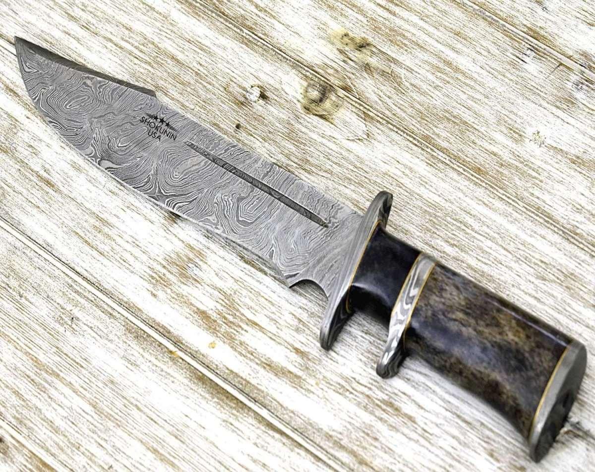 Enigma Survival Bowie Knife with Bone Handle - Image 5