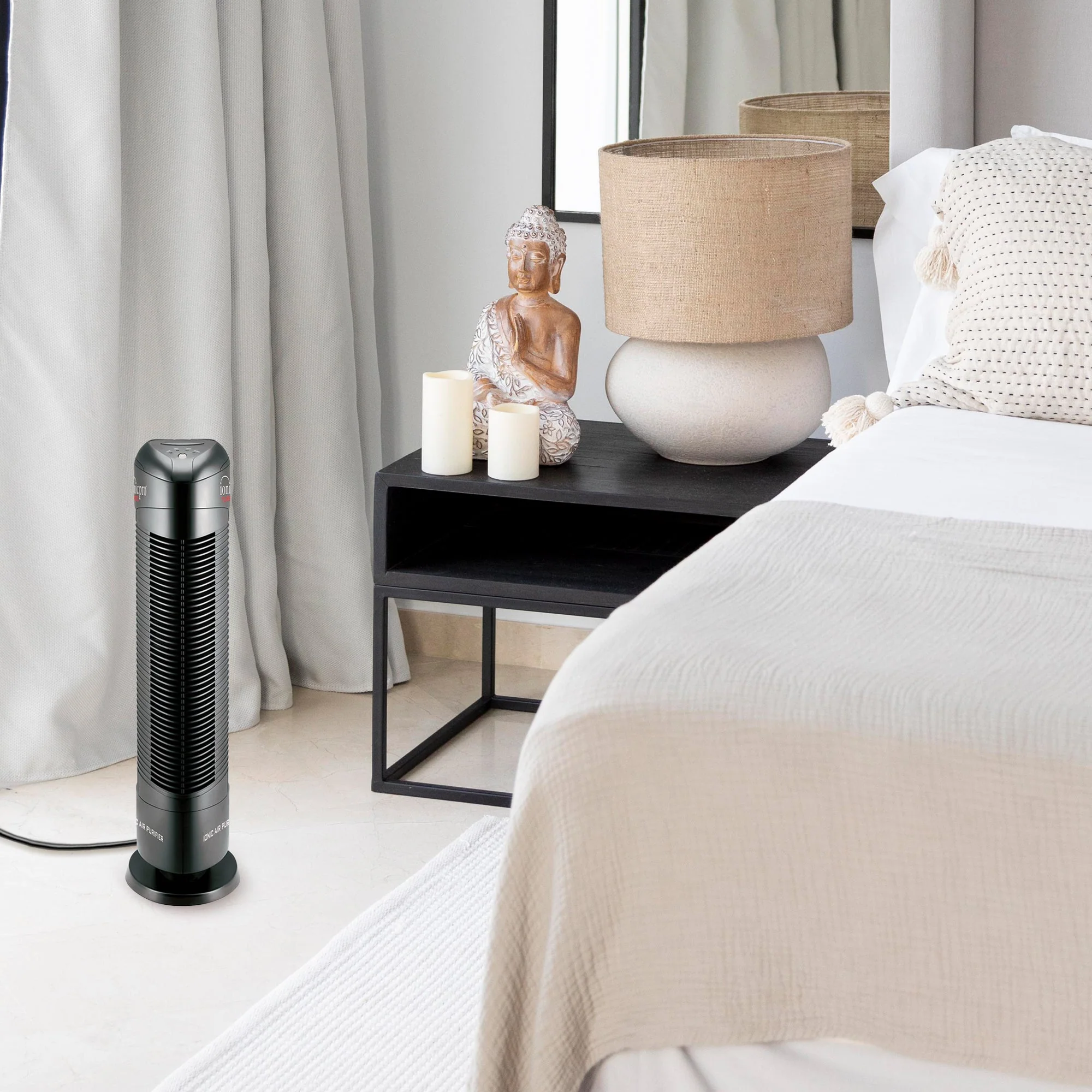 ENVION Ionic Pro Turbo Medium to Large Room HEPA Air Purifier Tower w/ 3 Speeds - Image 5