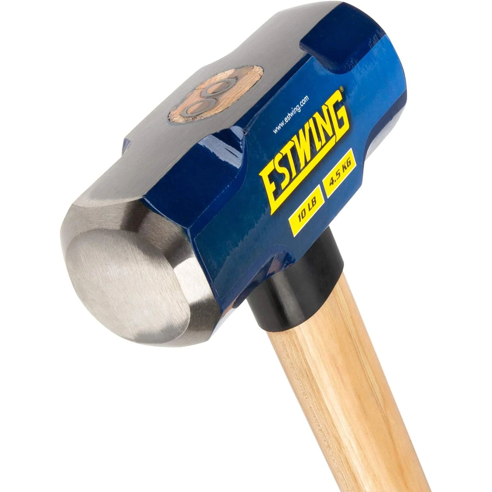 Estwing 10 Pound Head Hard Face Stake Sledge Hammer with 36 Inch Hickory Handle - Image 7