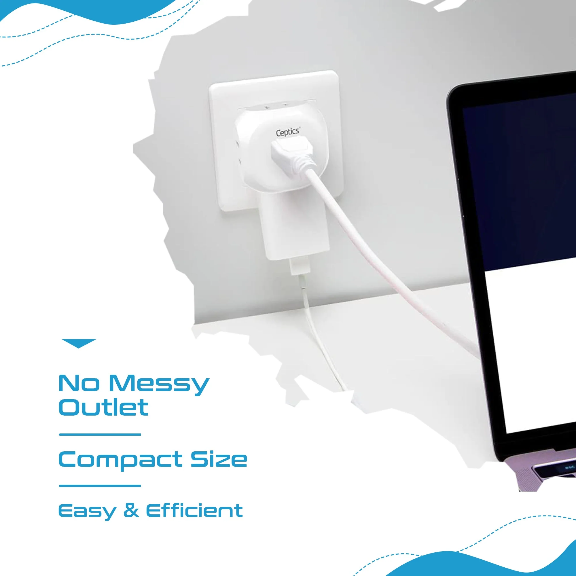 Europe Travel Adapter Set- 4 in 1 - Ultra Compact - Light Weight (PT-9C-7-4PK) - Image 7
