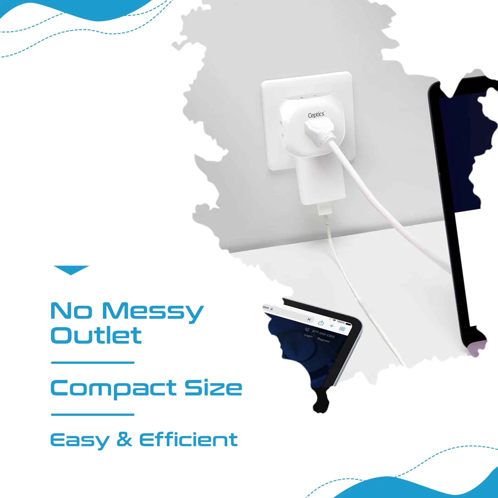 European Travel Adapter Set- 4 in 1 - Ultra Compact - Light Weight (PT-9-9C-4PK) - Image 7