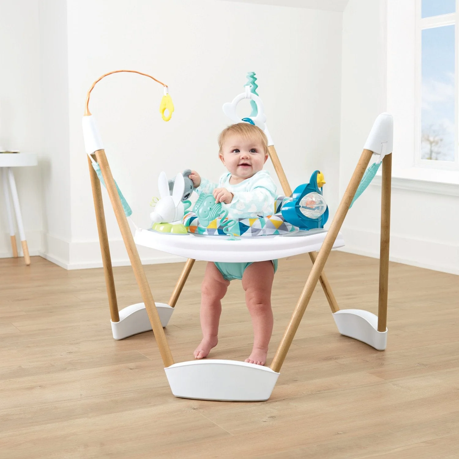 Evenflo 61912186 Exersaucer Woodland Wonder Baby Play Activity Center Jumper - Image 3