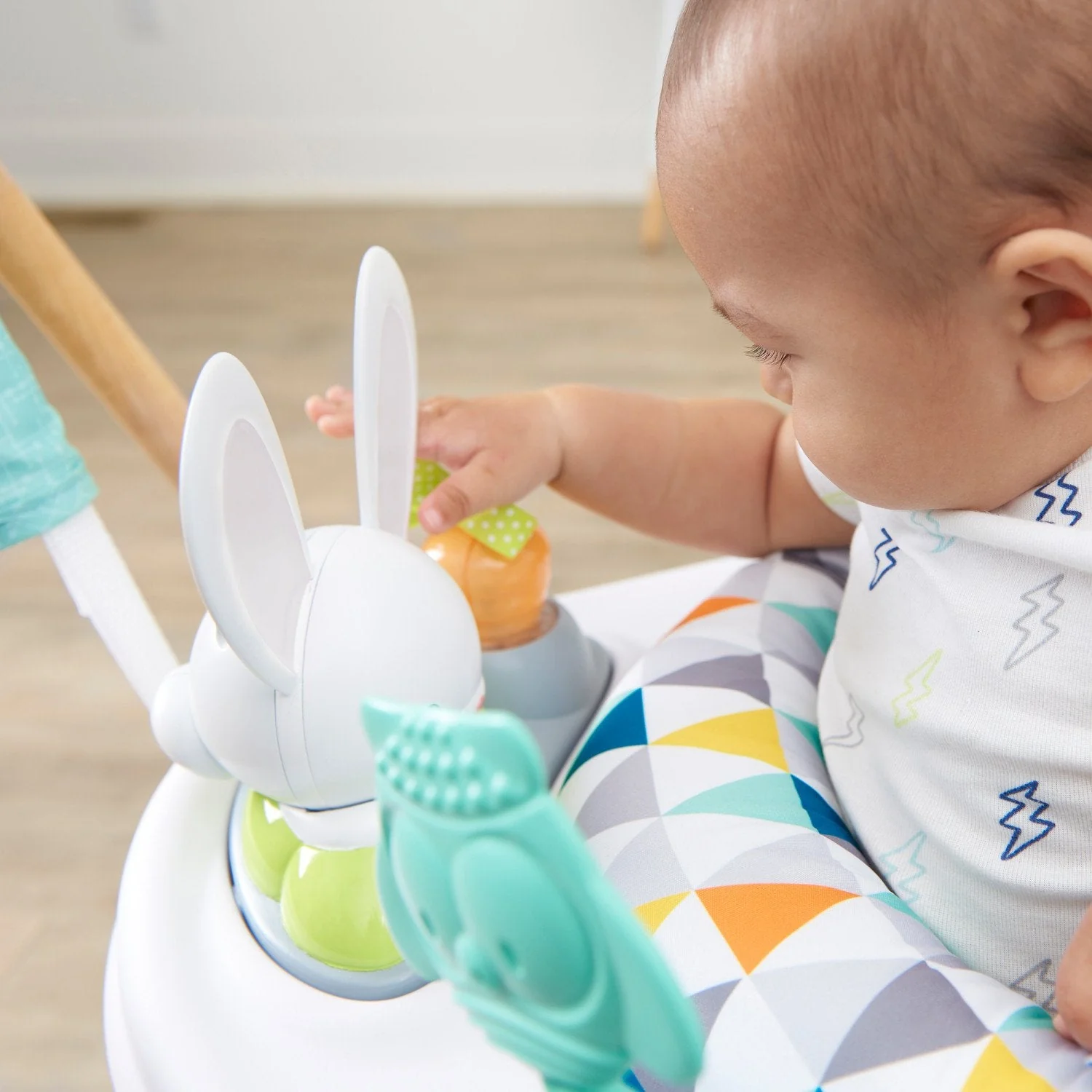 Evenflo 61912186 Exersaucer Woodland Wonder Baby Play Activity Center Jumper - Image 7