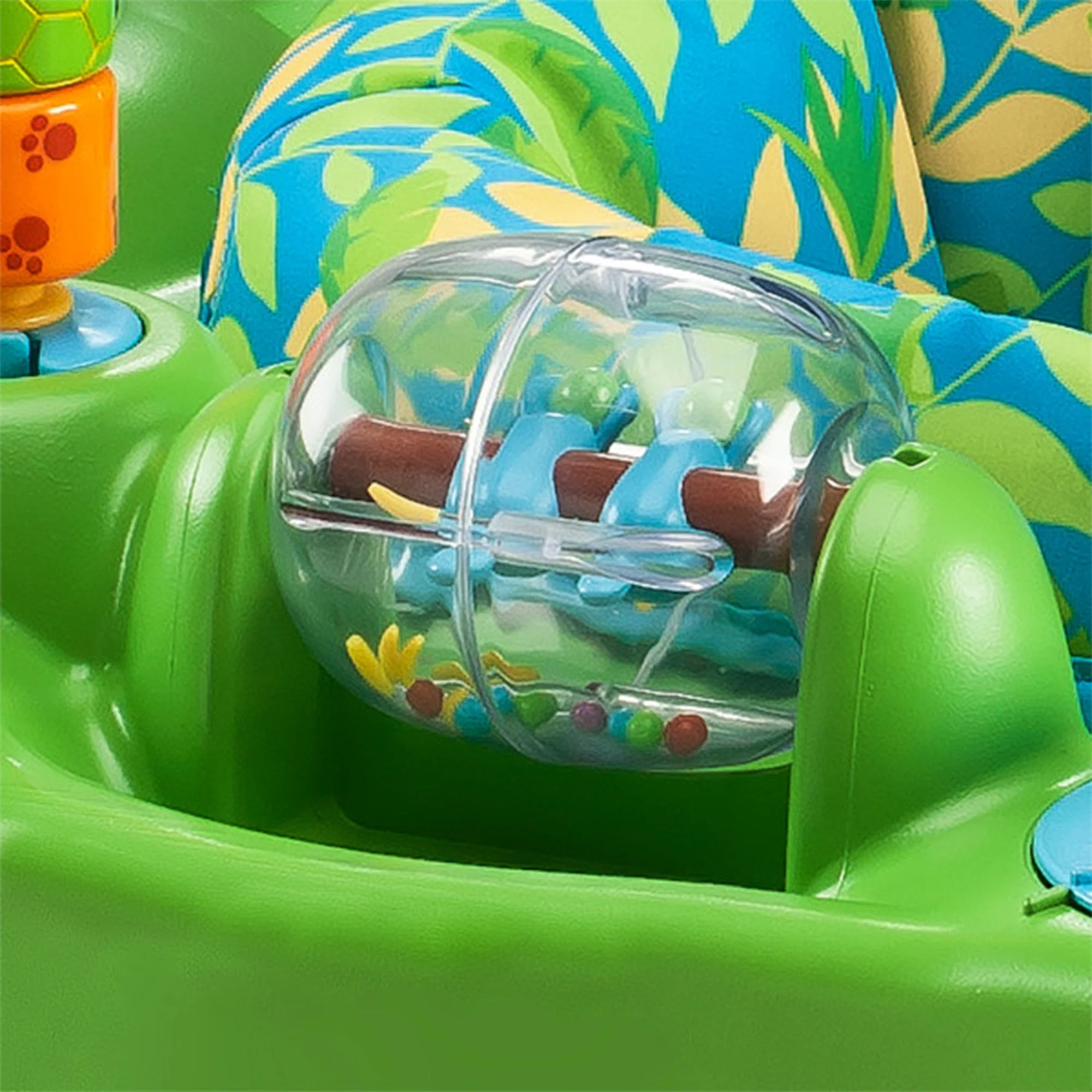 Evenflo ExerSaucer Zoo Friends Bouncing Activity Saucer with Full Seat Cushion - Image 5