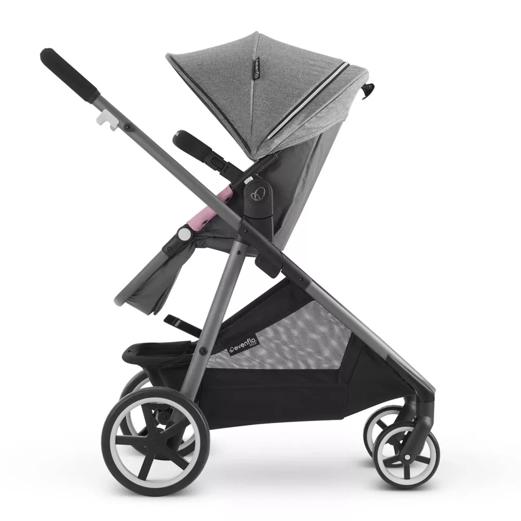 Evenflo Gold Shyft Travel System Set with SecureMax Infant Car Seat, Opal Pink - Image 4