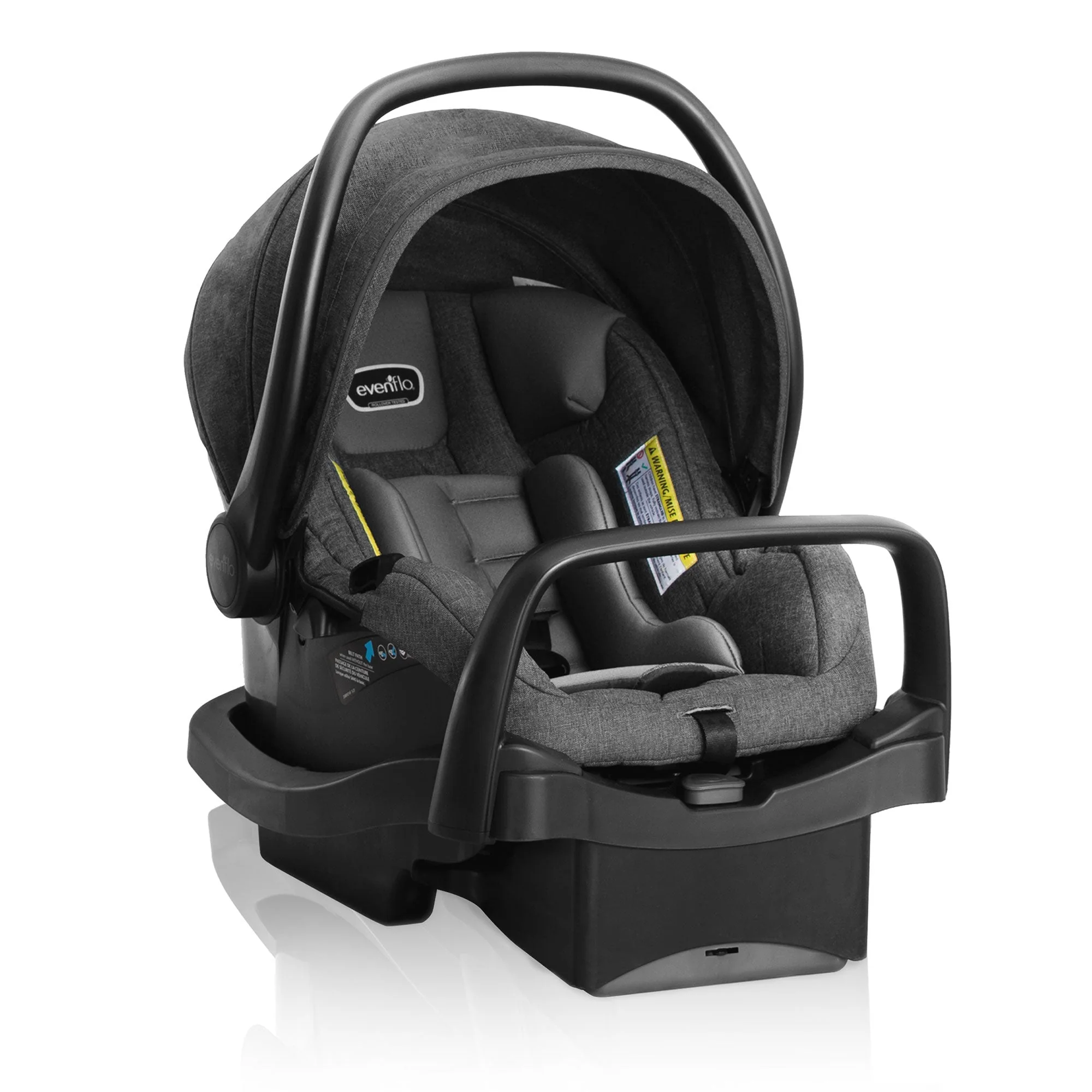 Evenflo Pivot Xpand Modular Travel System w/LiteMax Infant Car Seat, Sabino Gray - Image 3