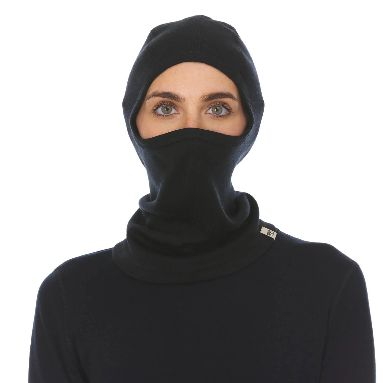Heavyweight Wool Balaclava - 100% Merino Wool - Image 4