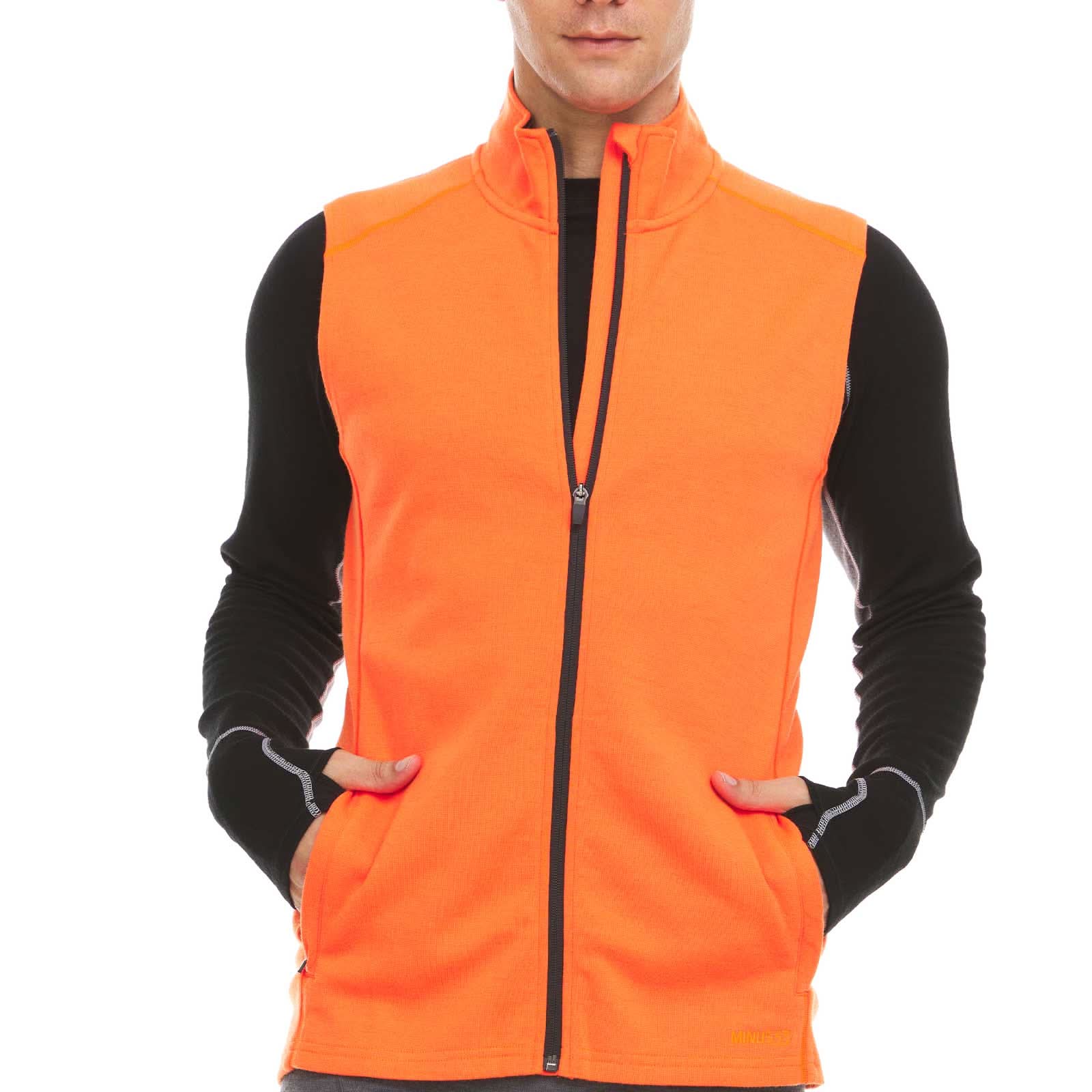 Heavyweight Men's Wool Vest - 100% Merino Wool - Image 11
