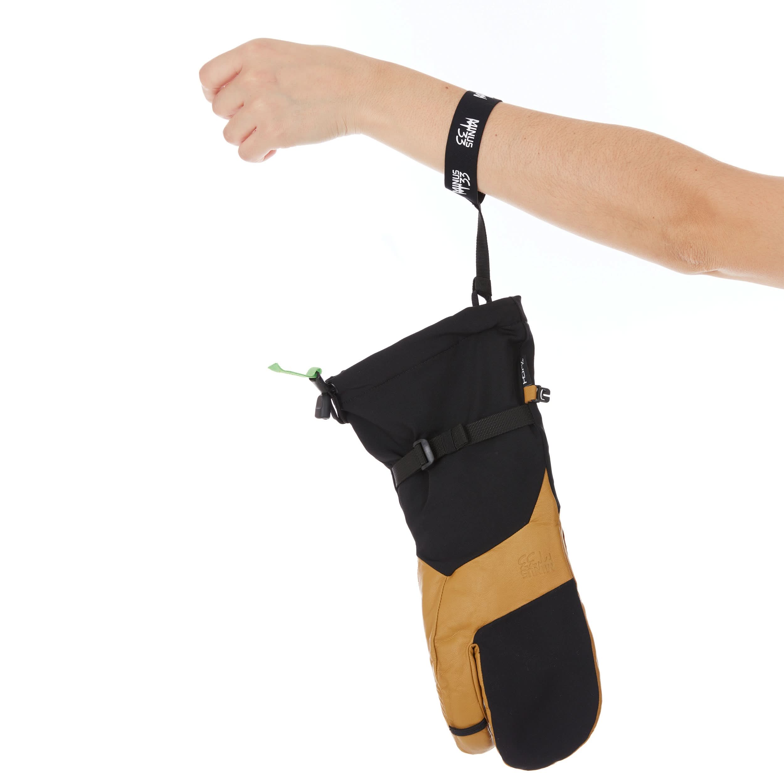 WoolTek Three Finger Waterproof Ski Gloves - Image 3