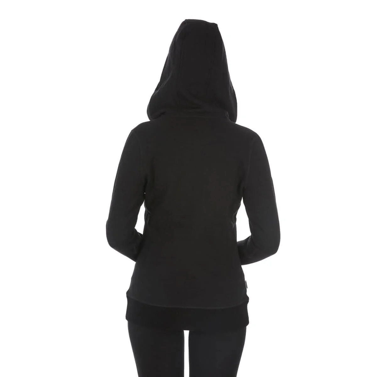 Women's Brushed Merino Wool Full-Zip Hoodie - Heavyweight - Image 8