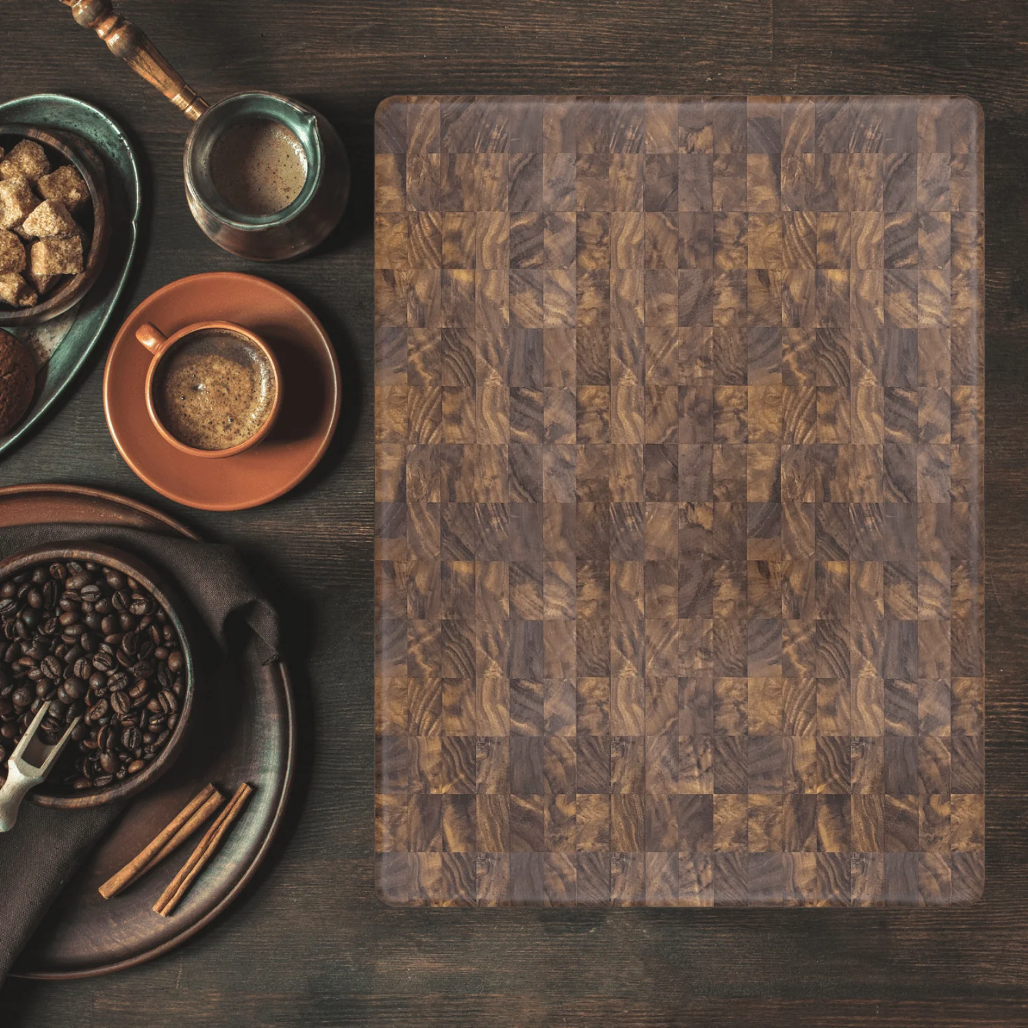 Extra Large Walnut Wood End Grain Butcher Block Cutting Board with Juice Groove - Image 14