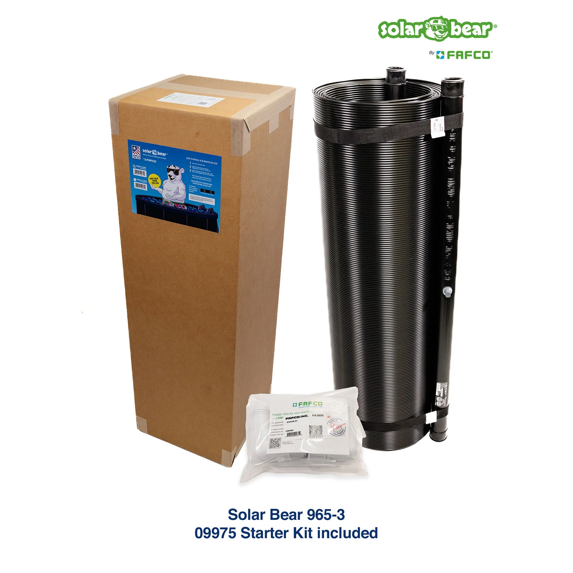 FAFCO Solar Bear Pool Heating System with Installation Kit for Above Ground Pool - Image 8