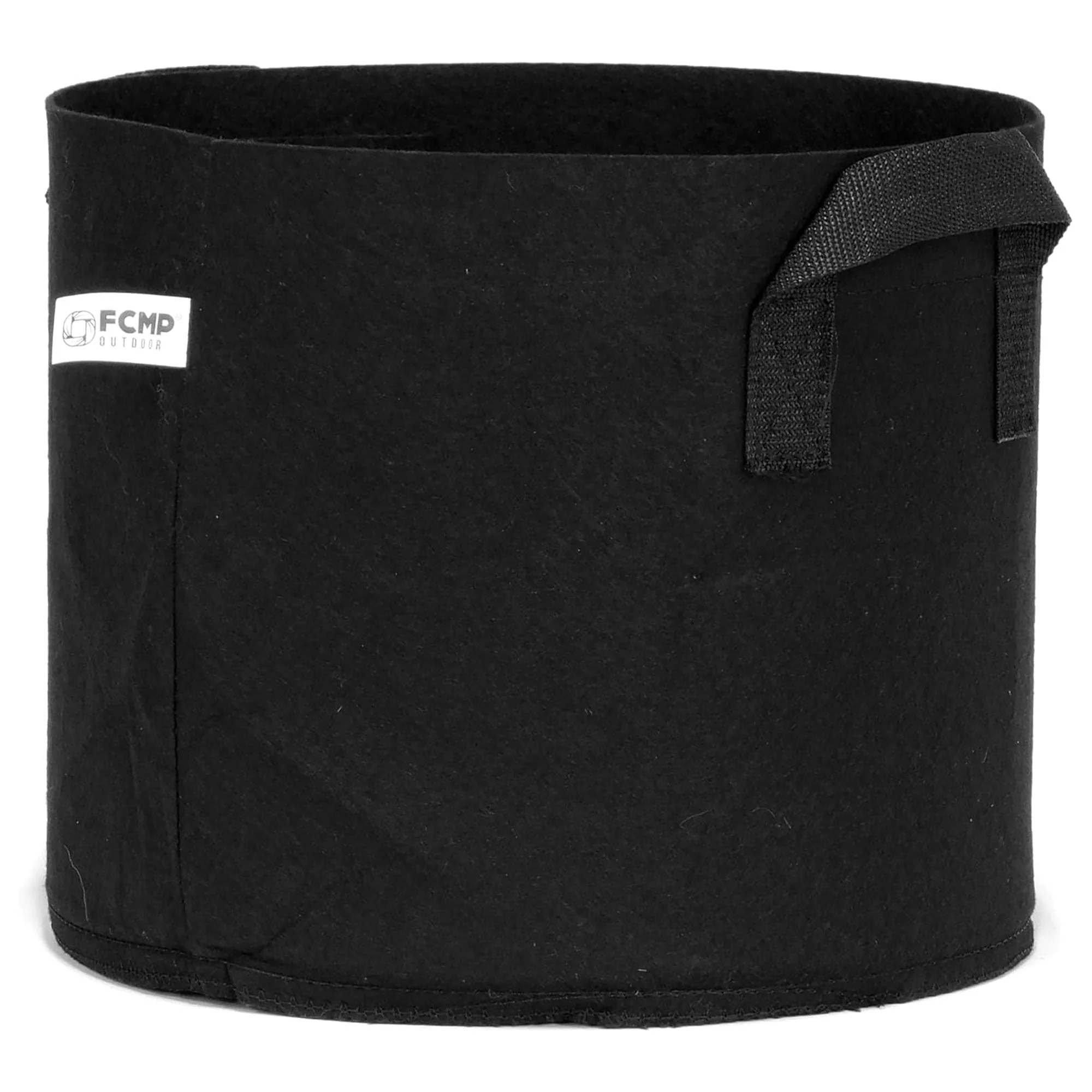 FCMP Outdoor 5 Gallon Modern Non Woven Breathable Grow Bags, Black (5 Pack) - Image 10