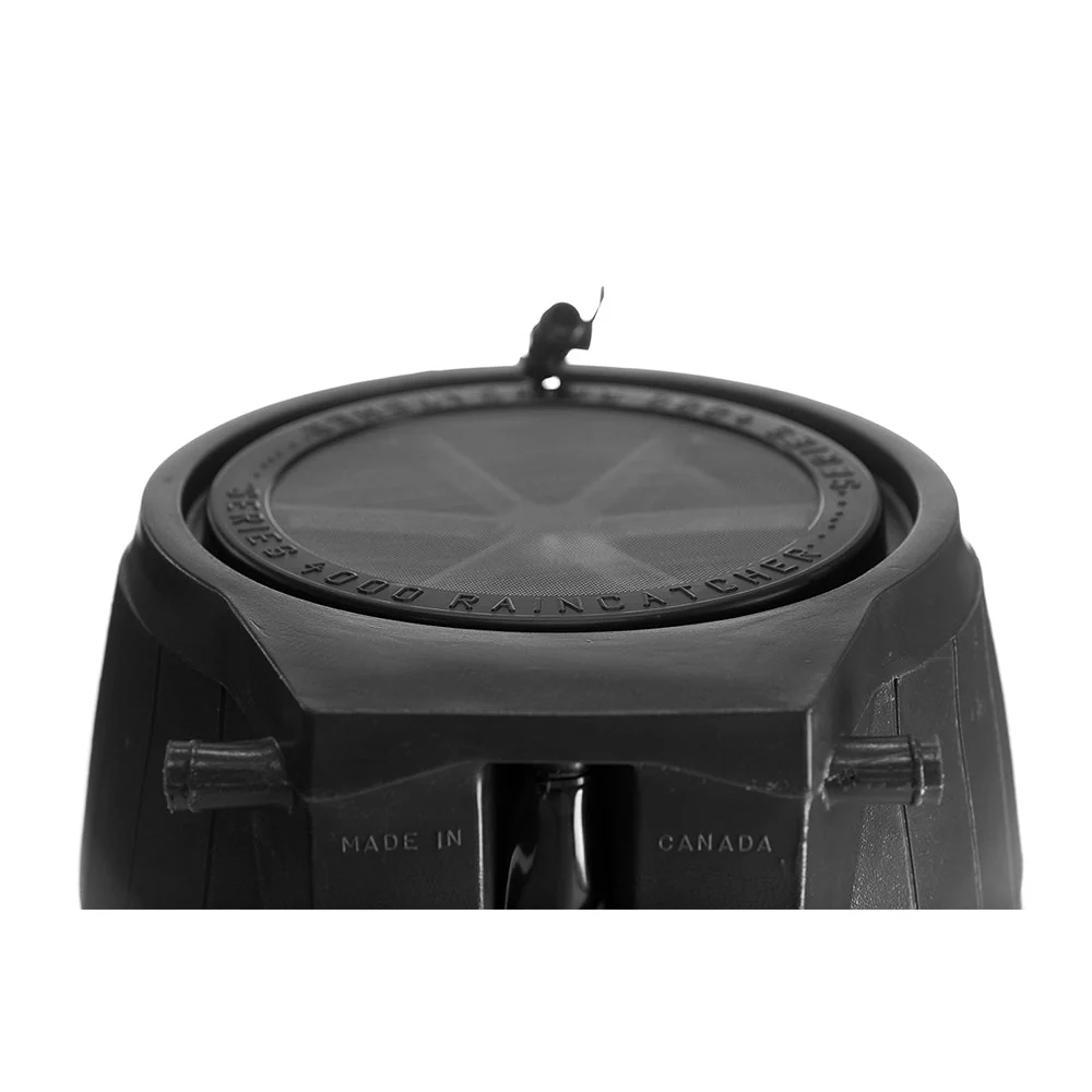 FCMP Outdoor 50-Gallon BPA Free Home Rain Water Catcher Barrel, Black (2 Pack) - Image 7