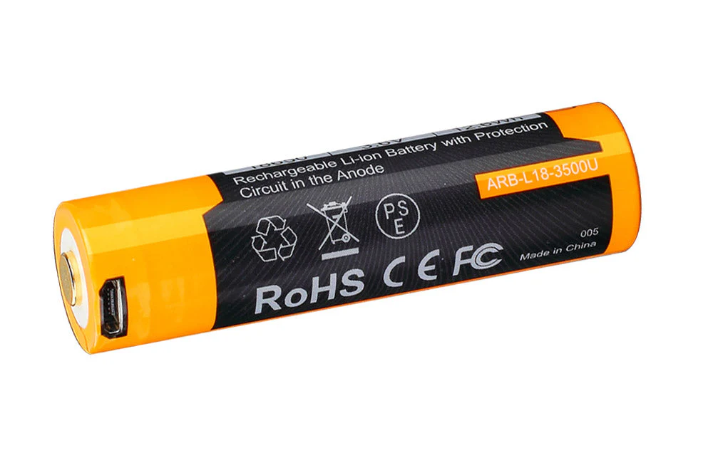 Fenix ARB-L18-3500U USB Rechargeable Li-ion 18650 Battery