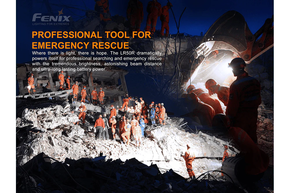Fenix LR50R Multifunctional LED Search Light - 12000 Lumens - Image 14