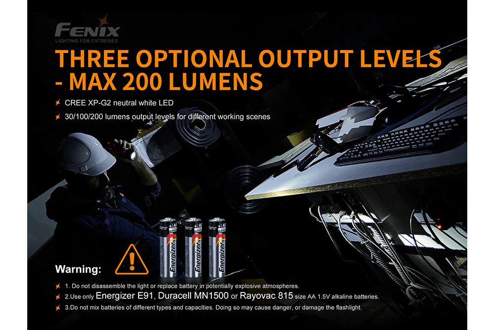 Fenix WF11E Intrinsically Safe Flashlight - Image 8
