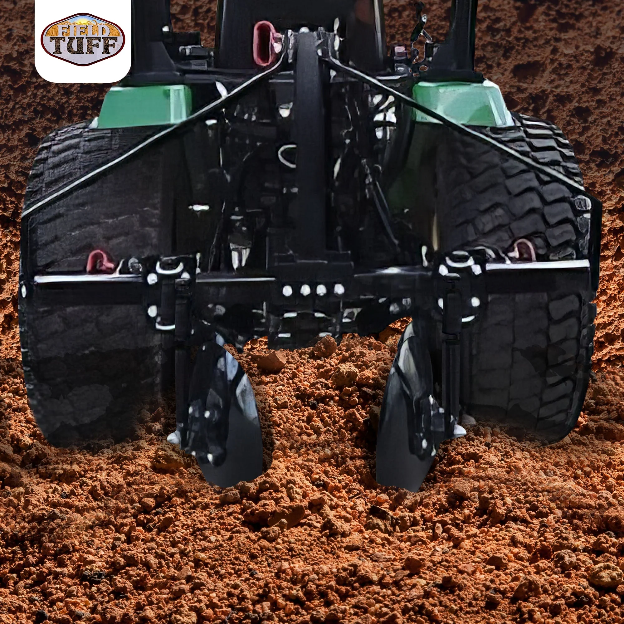 Field Tuff 43 Inch Disc Cultivator Garden Bedder and Hiller For 3 Point Tractor - Image 5