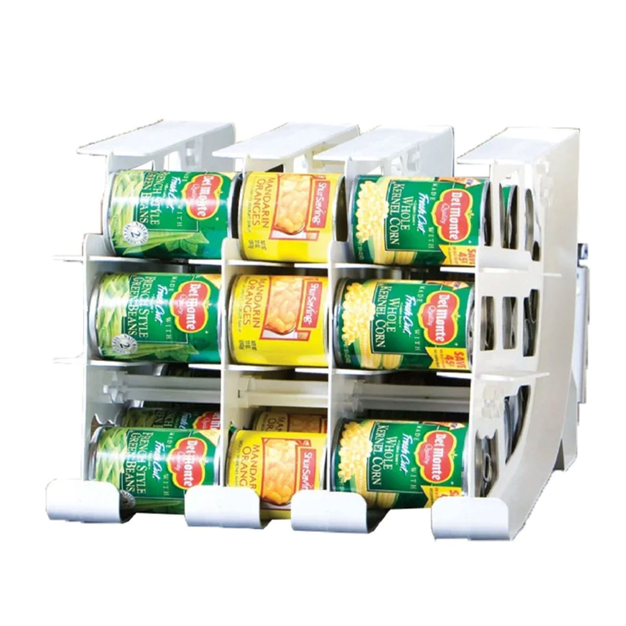 FIFO Countertop Can Tracker Hold Up To 54 Standard Can Sizes, White (3 Pack) - Image 2