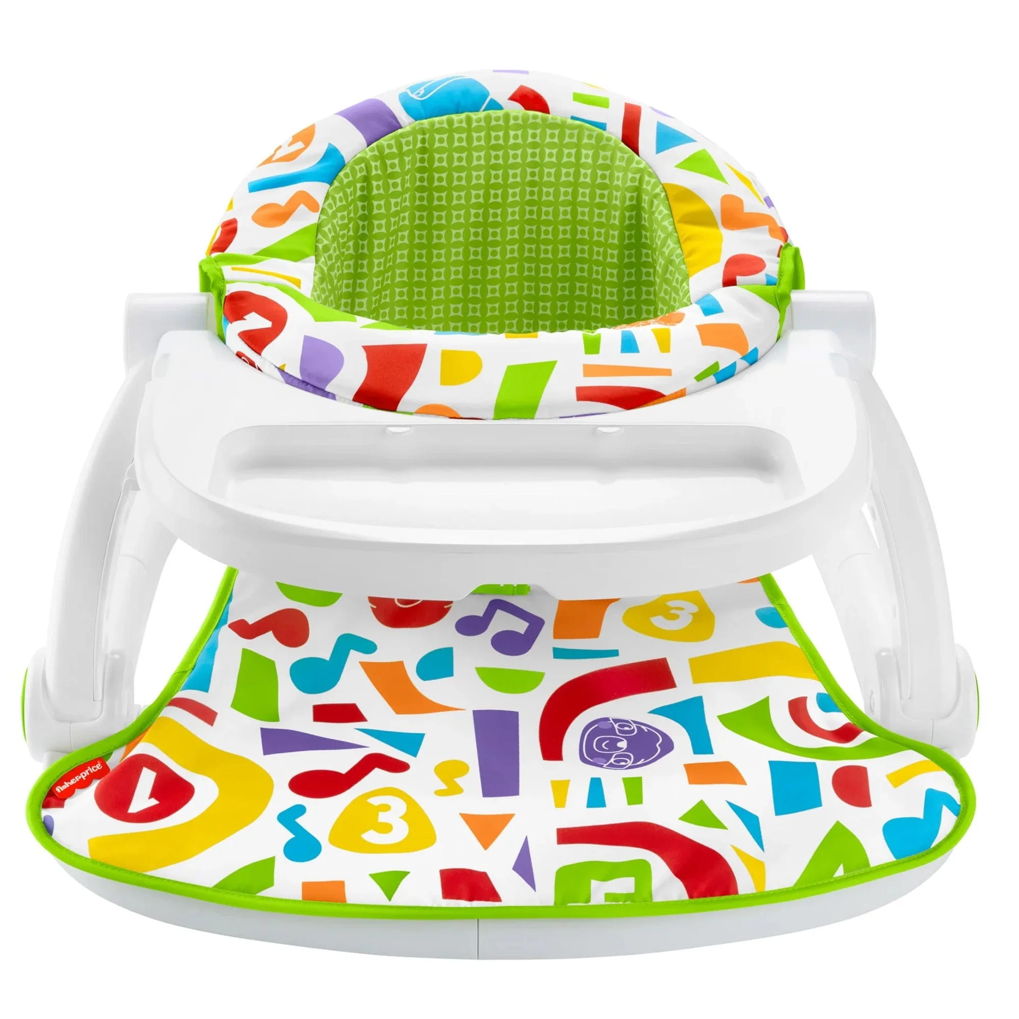 Fisher-Price Deluxe Sit Me Up Baby Activity Play Seat with Piano Learning Toy