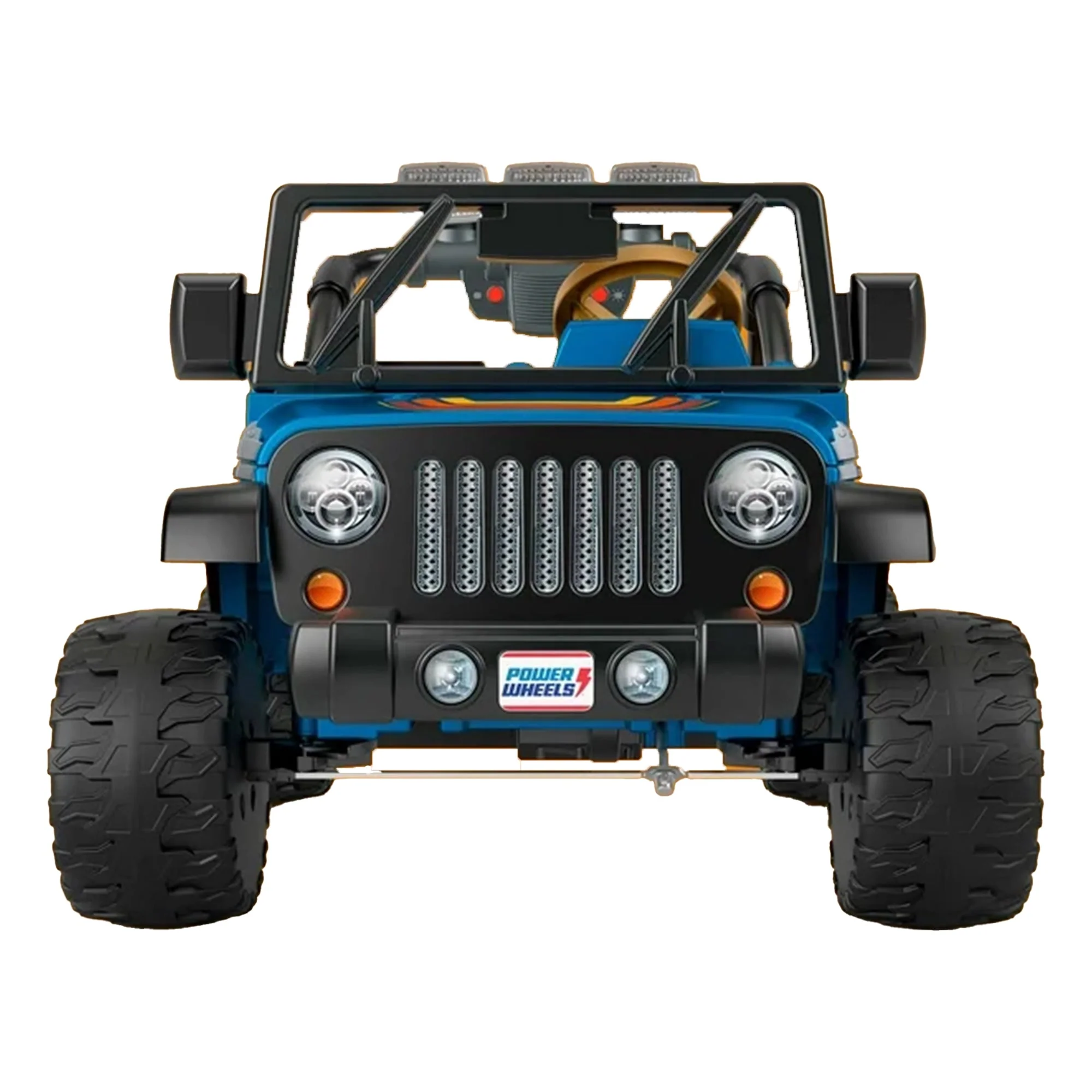 Fisher-Price Power Wheels 2 Seater Retro Jeep Wrangler Ride On Vehicle Toy Car - Image 7