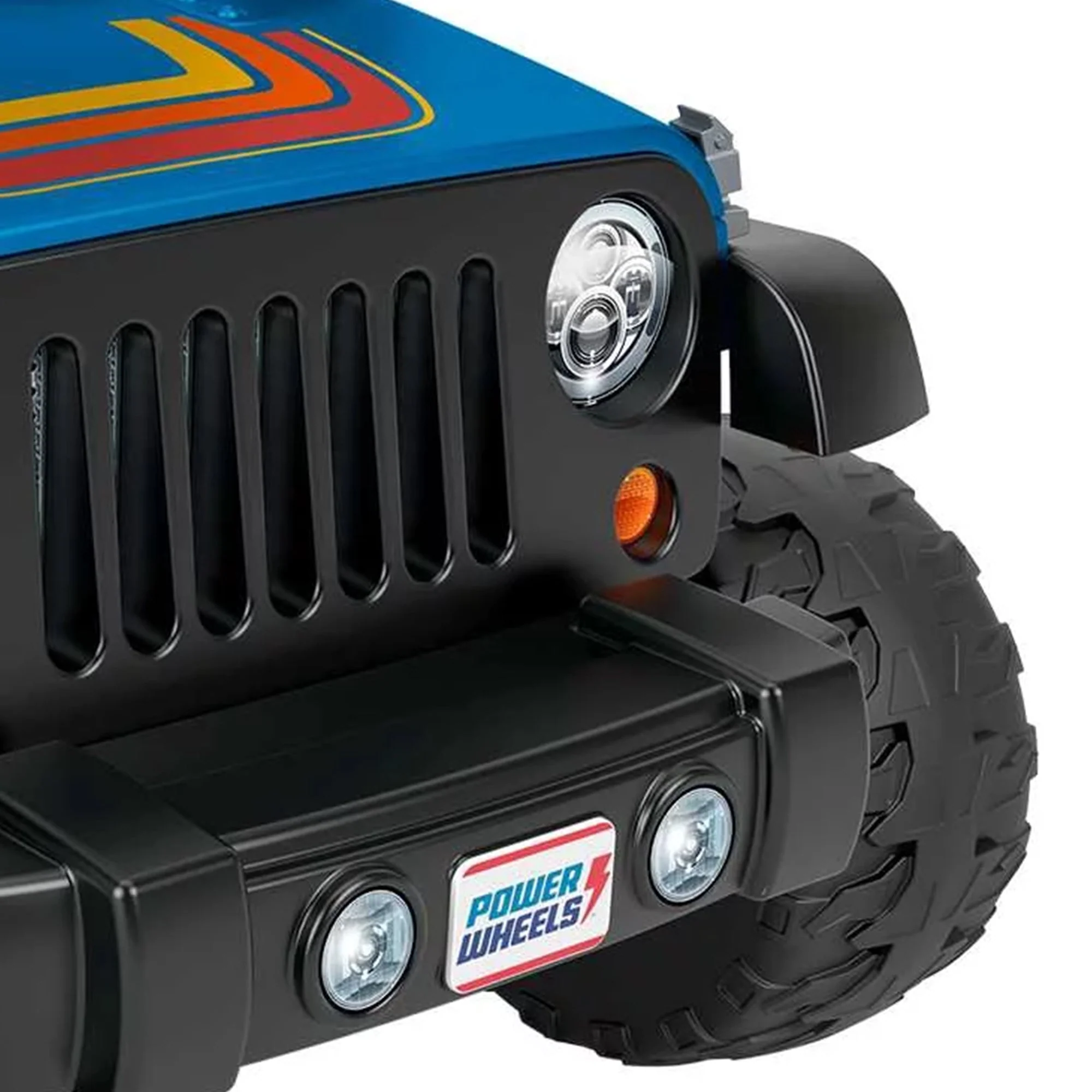 Fisher-Price Power Wheels 2 Seater Retro Jeep Wrangler Ride On Vehicle Toy Car - Image 8