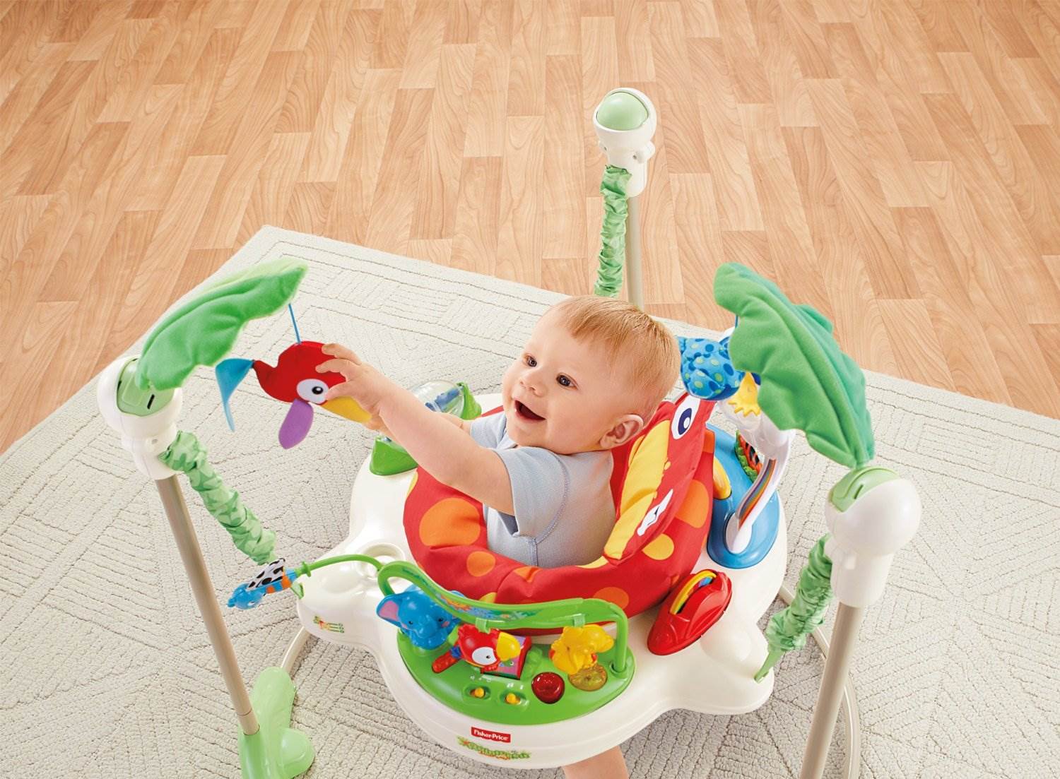 Fisher Price Rainforest Jumperoo Baby Bouncer Entertainer | K6070 - Image 7