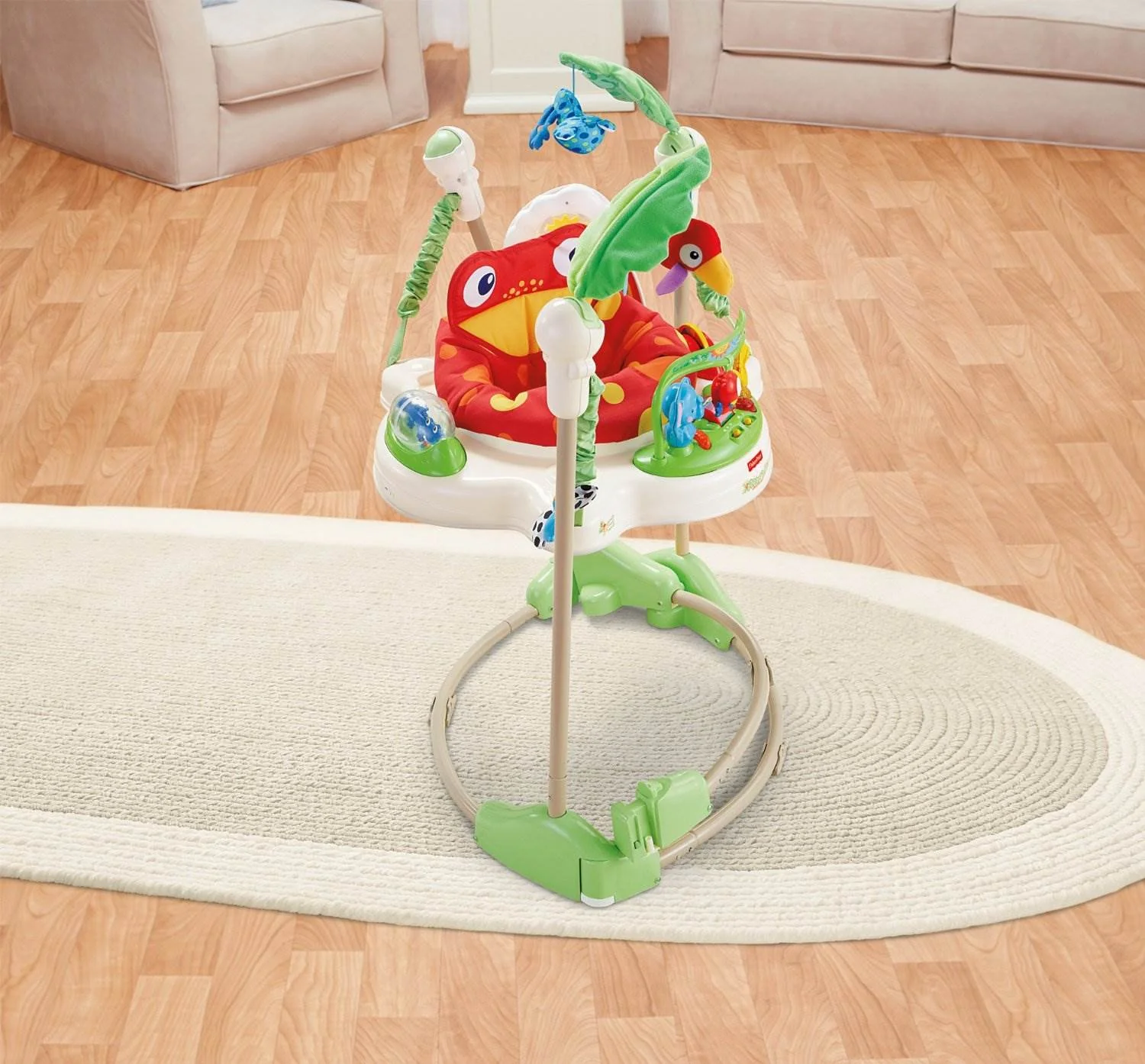 Fisher Price Rainforest Jumperoo Baby Bouncer Entertainer | K6070 - Image 8