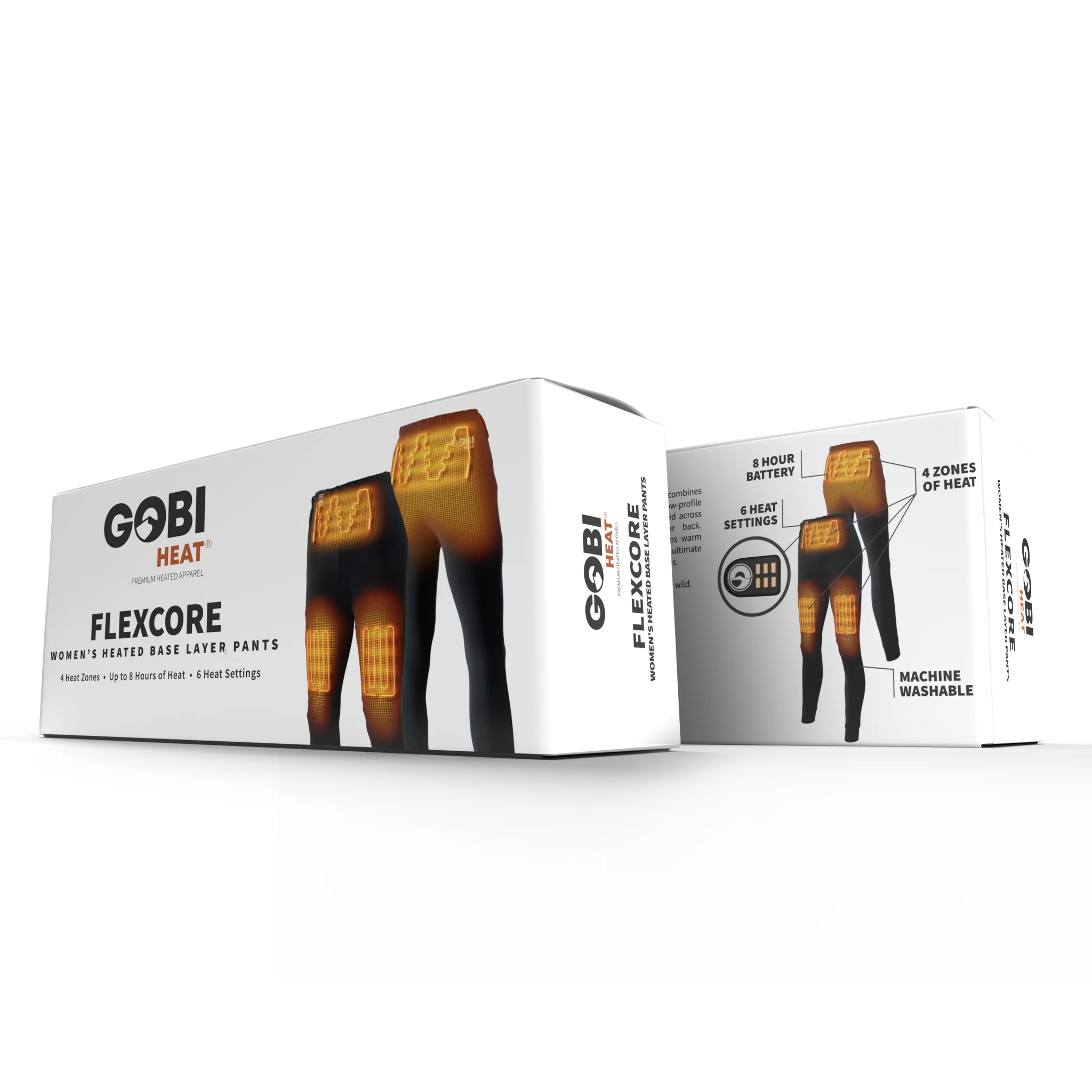 FlexCore Women’s Heated Base Layer Pants – Gobi Heat® - Dual Control - Image 3