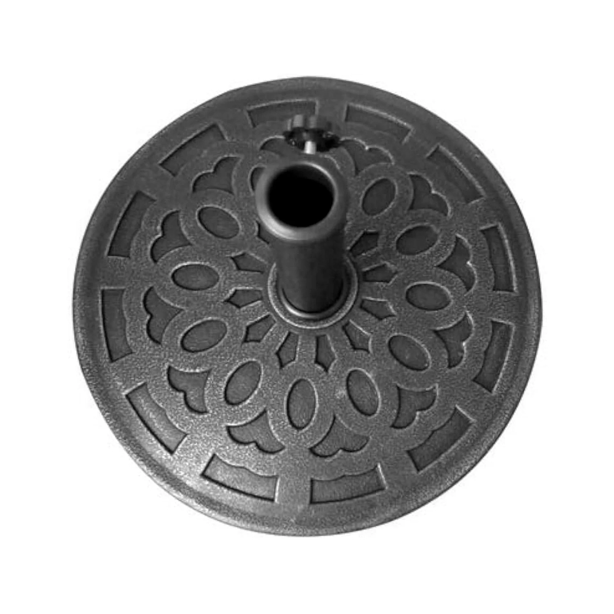 Four Seasons Courtyard 18 Inch Umbrella Base Fits Up To 2" Umbrella Pole, Black - Image 7