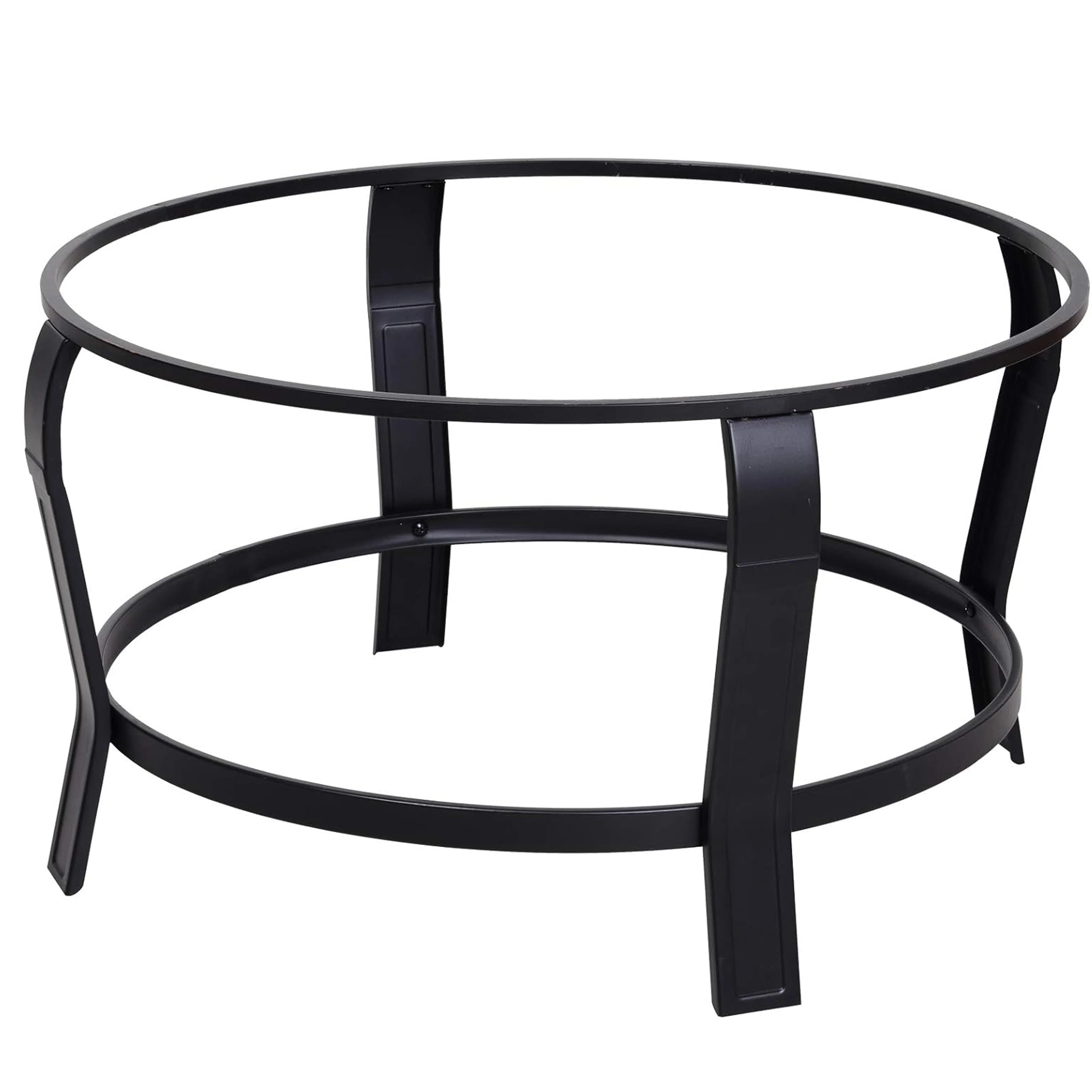 Four Seasons Courtyard 30" Copper Fire Pit with Screen and Poker, Black/Copper - Image 7