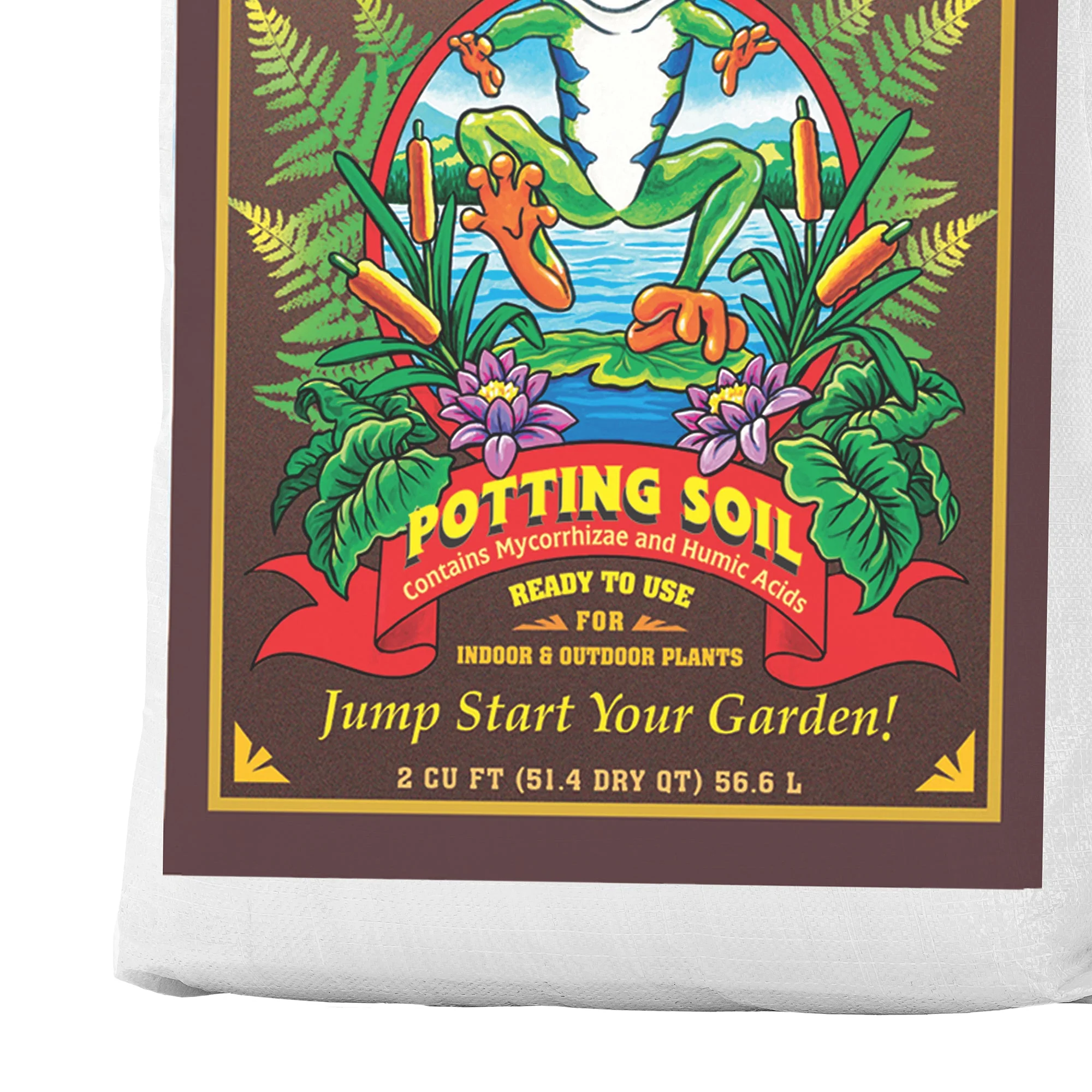 FoxFarm FX14047 Happy Frog pH Adjusted Garden Potting Soil Bag, 2 Cu Ft (6 Pack) - Image 9