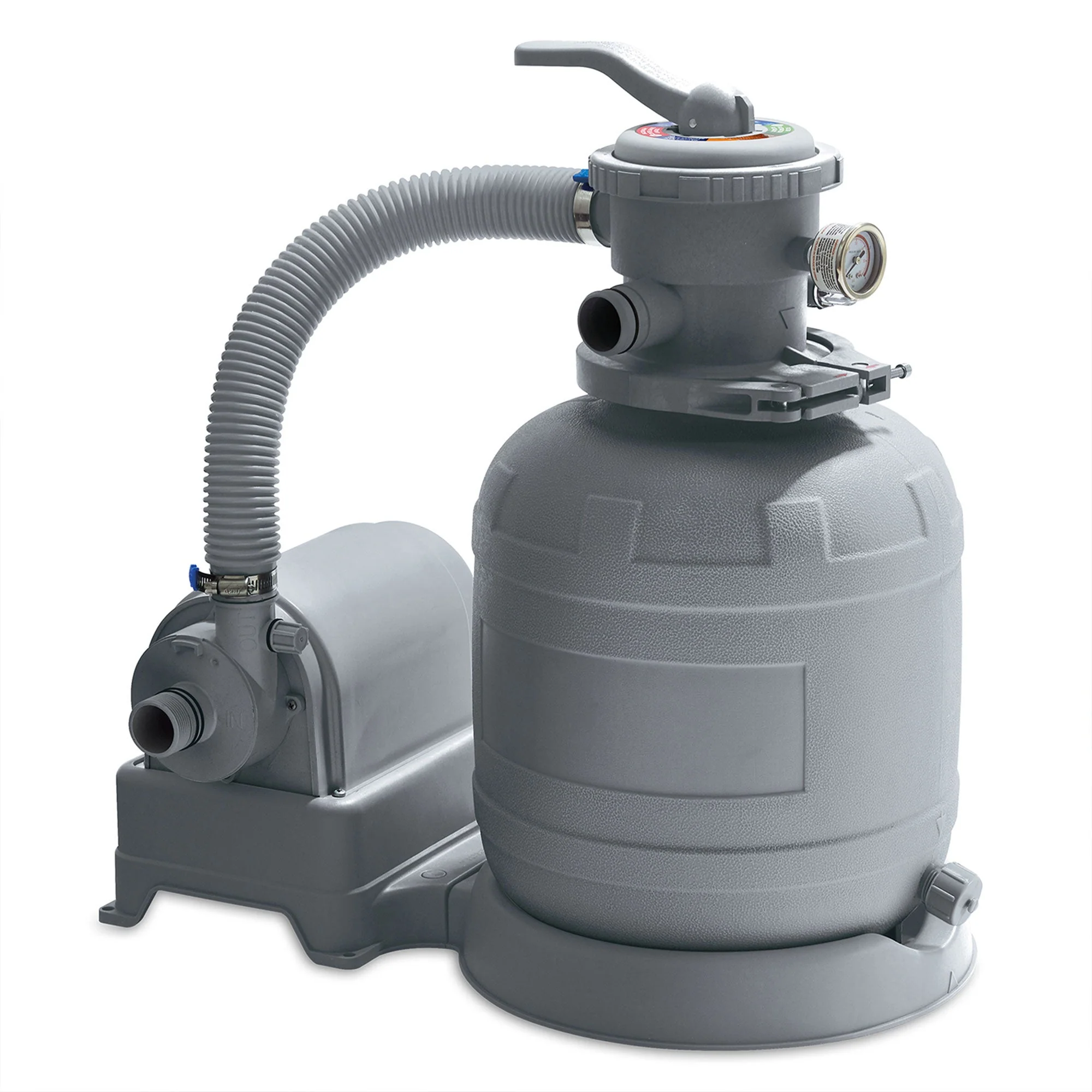 Funsicle 1600 GPH Sand Filter Pool Pump with Mystic White II Premium Filter Sand - Image 3