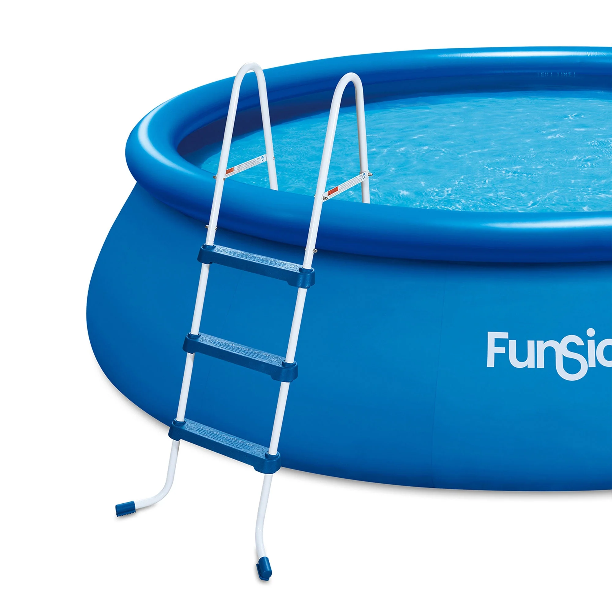 Funsicle 36” SureStep 3 Stair Pool Ladder w/ 10' x 30" QuickSet Inflatable Pool - Image 10