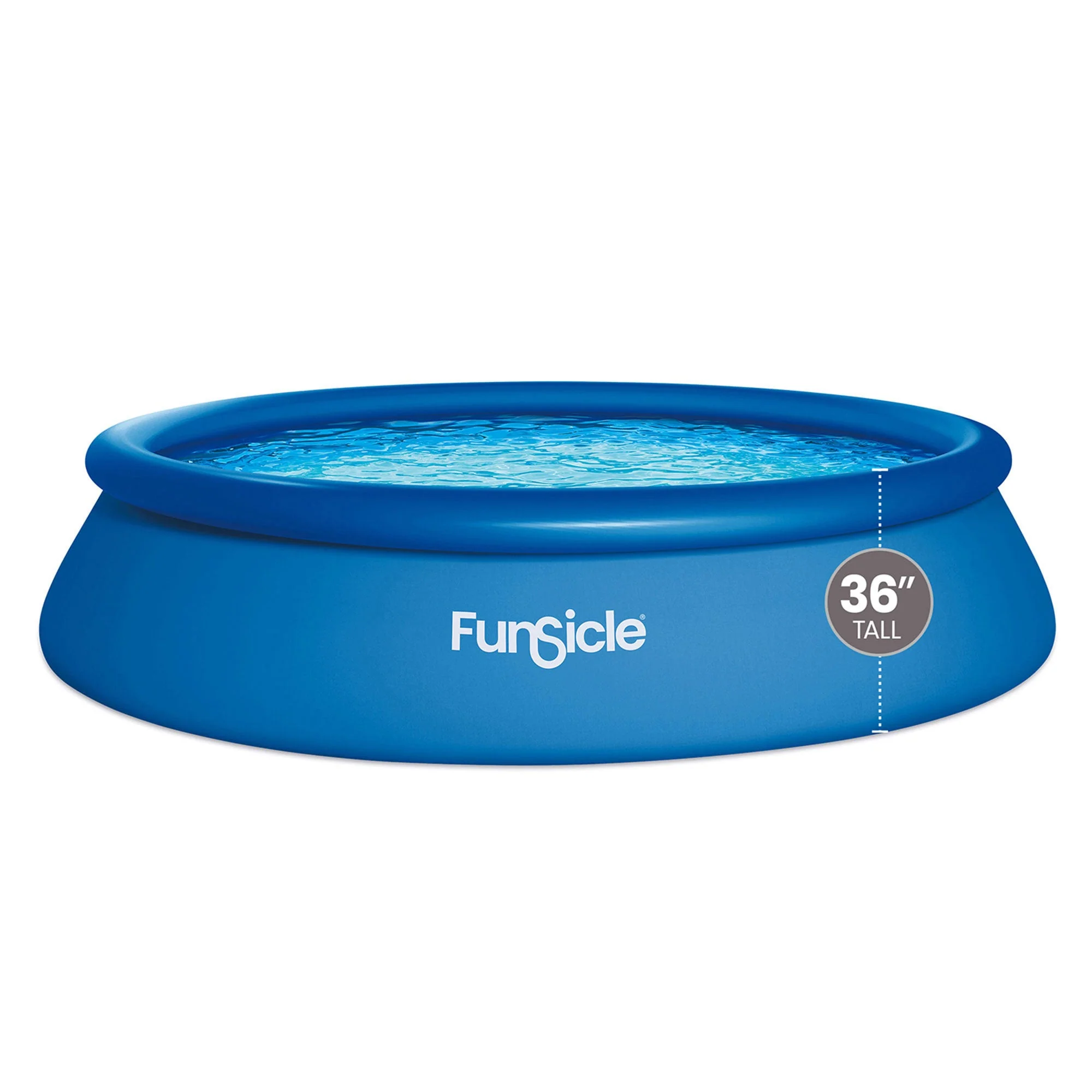 Funsicle 36” SureStep 3 Stair Pool Ladder w/ 15' x 36" QuickSet Inflatable Pool - Image 5