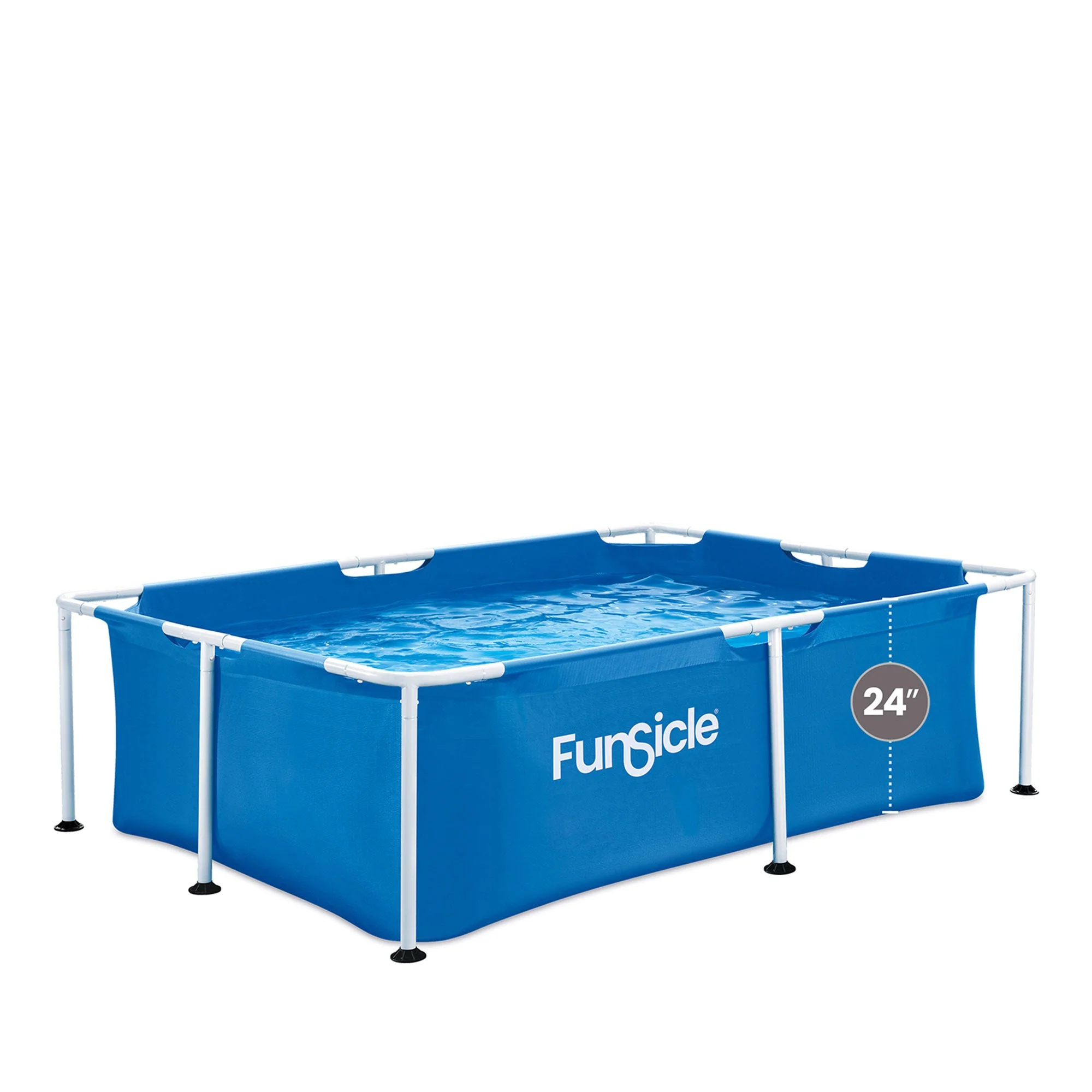 Funsicle 7' x 5' Above Ground Activity Lap Swimming Pool for Family and Kids - Image 4